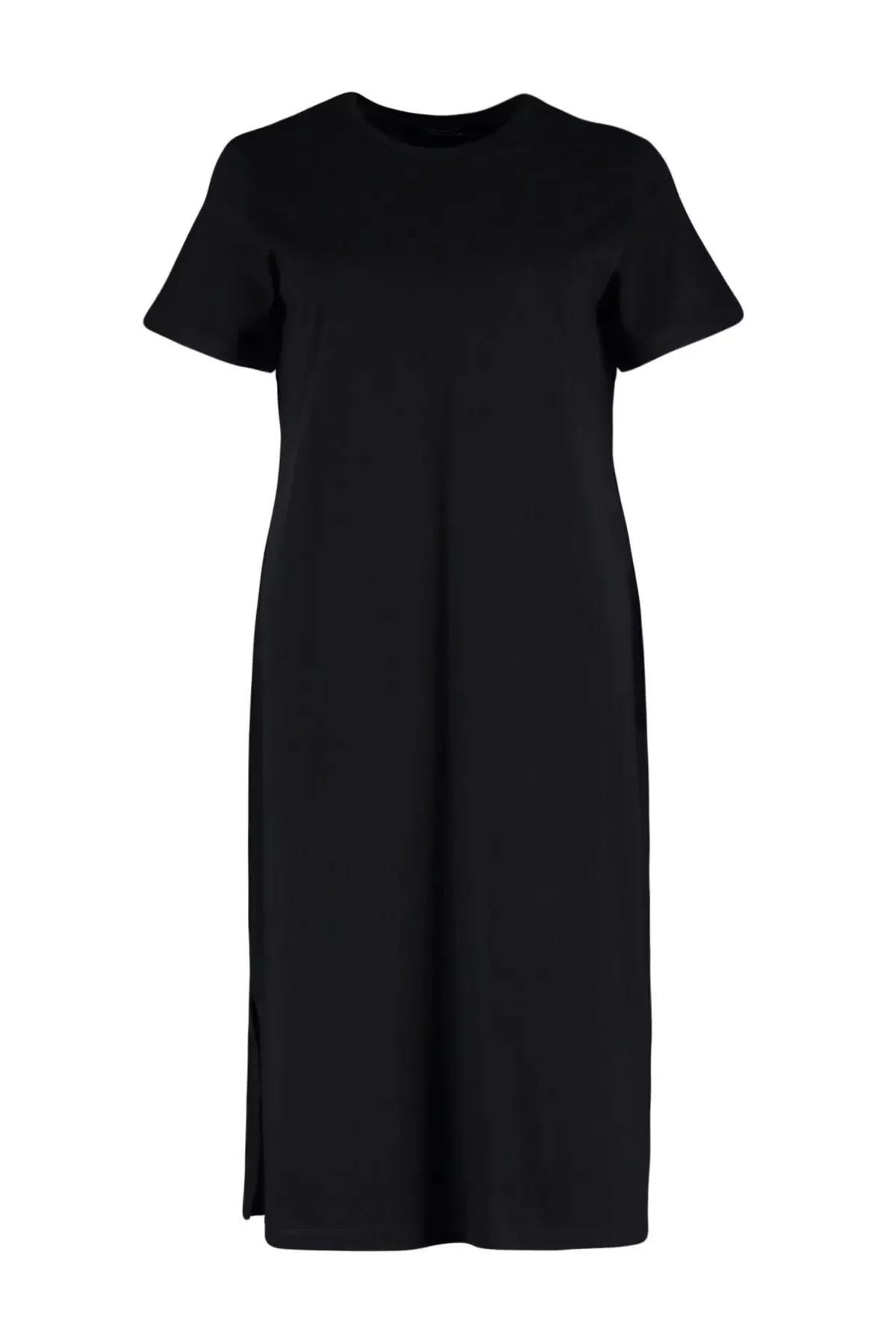 تونيك بقصة عادية، أسود, Black, large image number 5