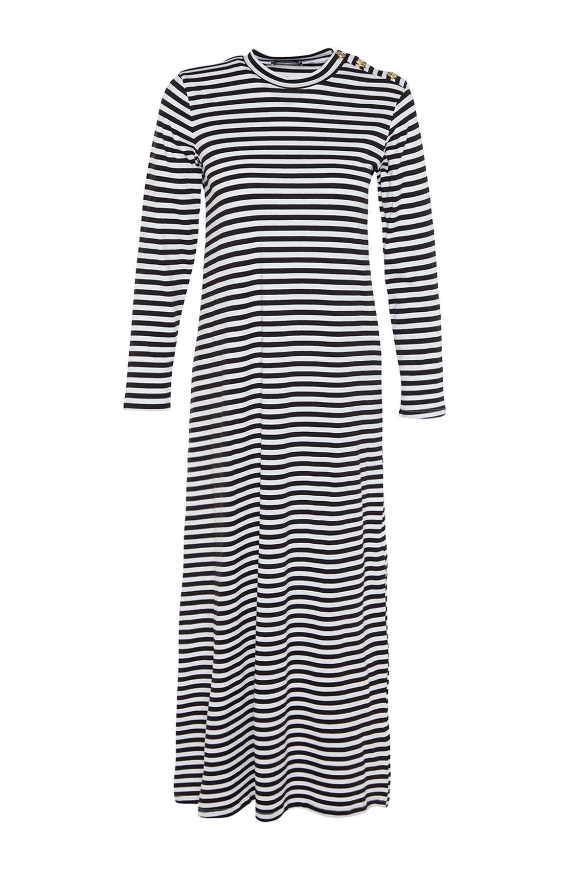 White Striped Dress, , large image number 5