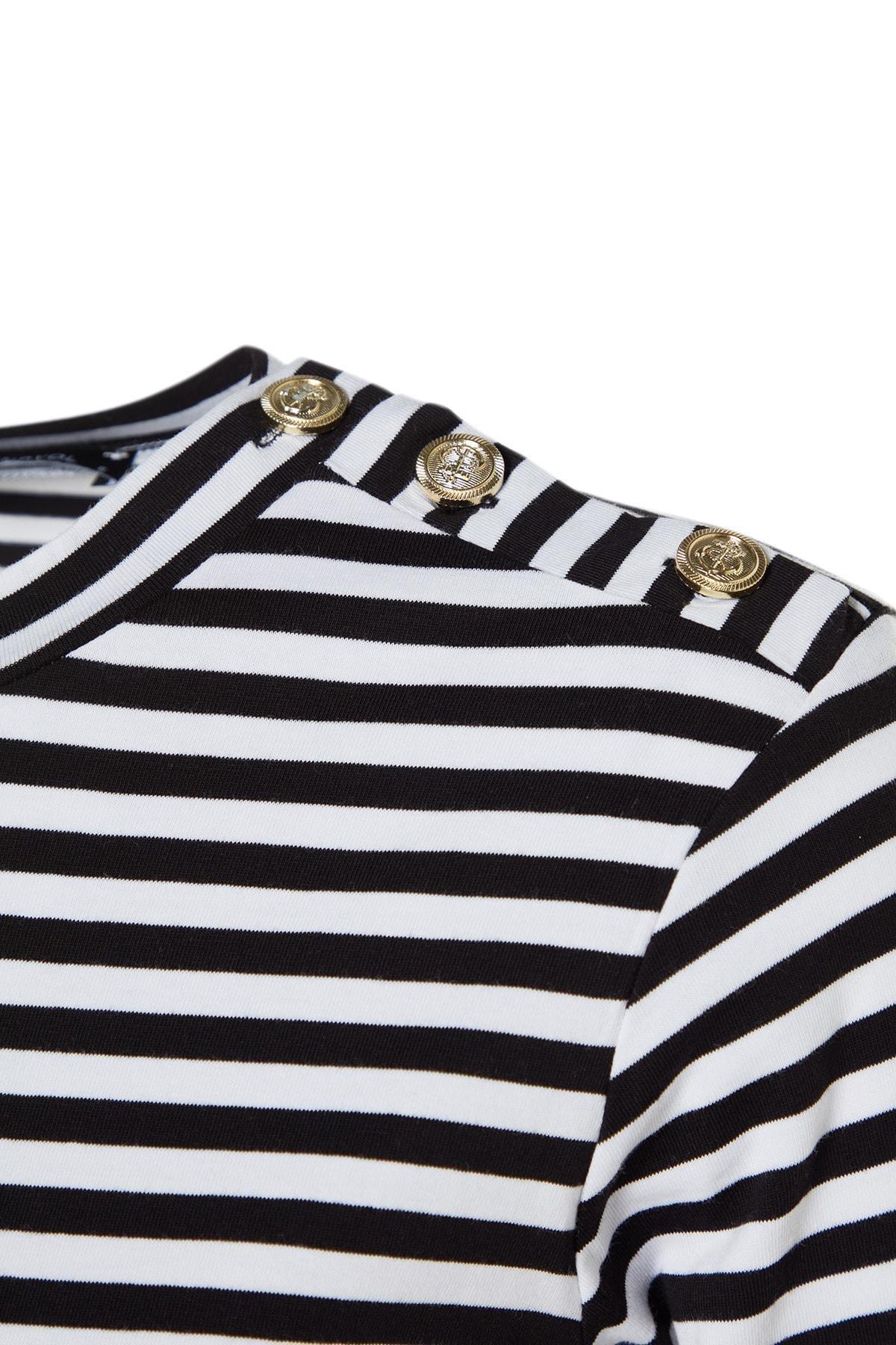White Striped Dress, , large image number 6