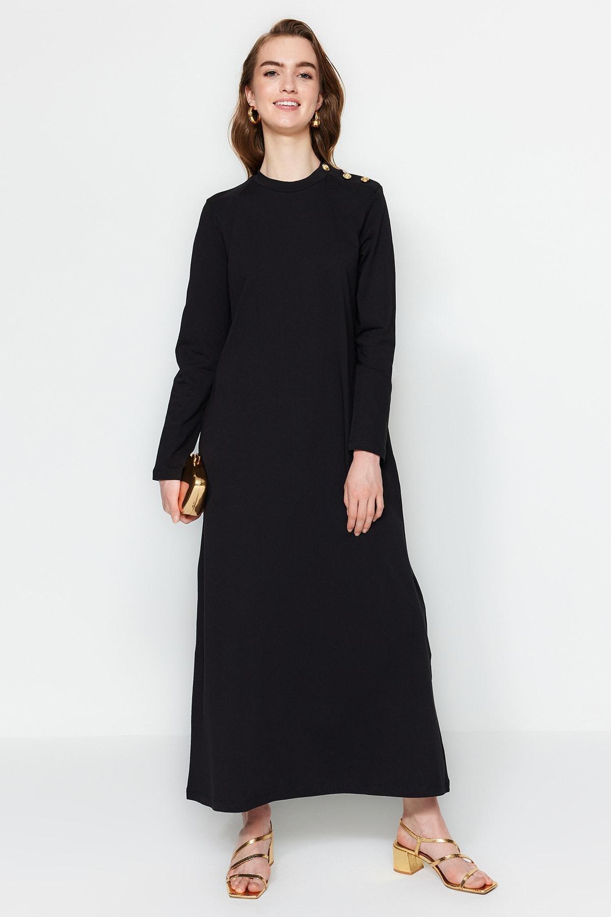 Black Striped Dress, , large image number 0