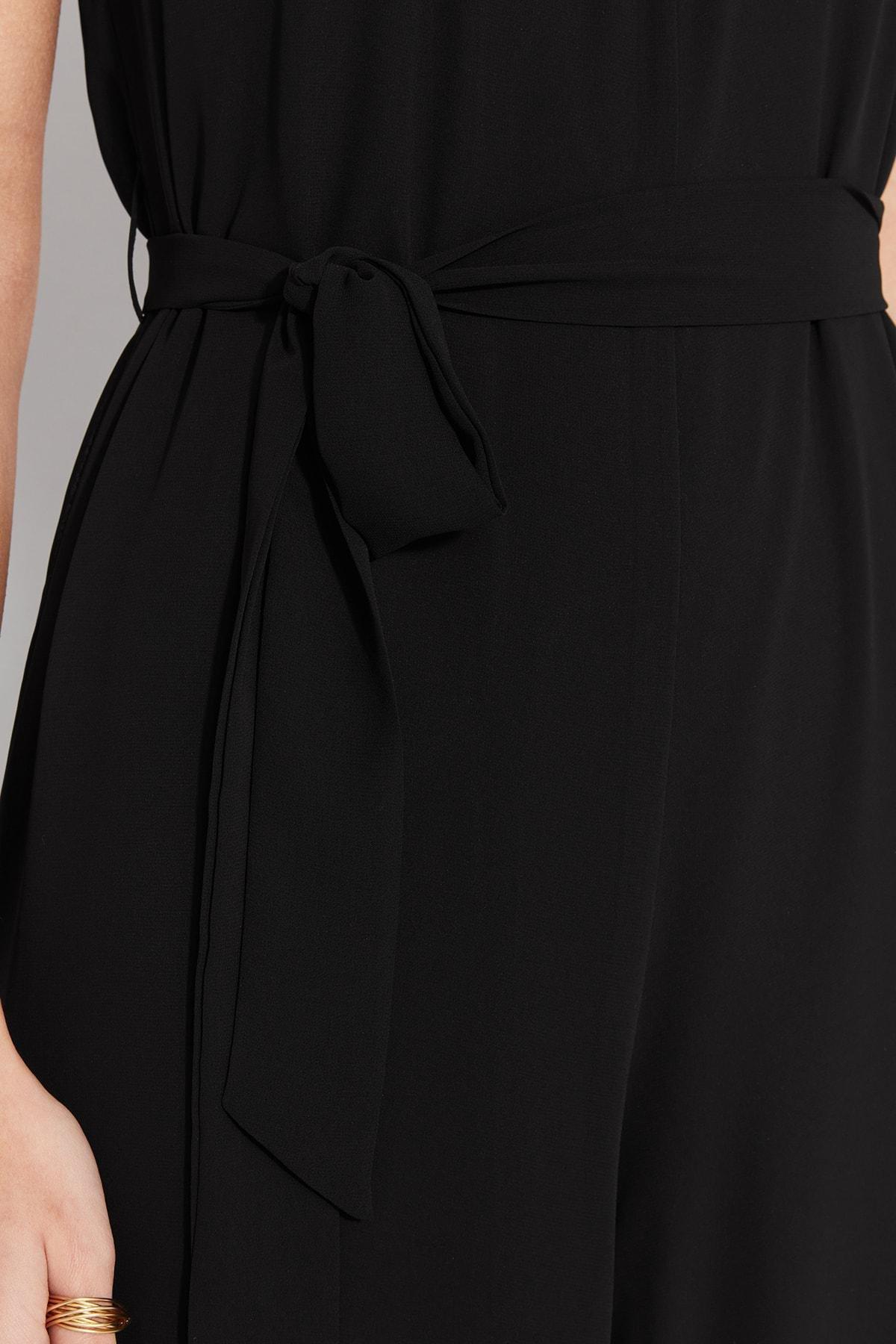 Black Halter neck Jumpsuit, , large image number 5