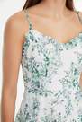Trendyol - Green A-Line Floral Mini Dress