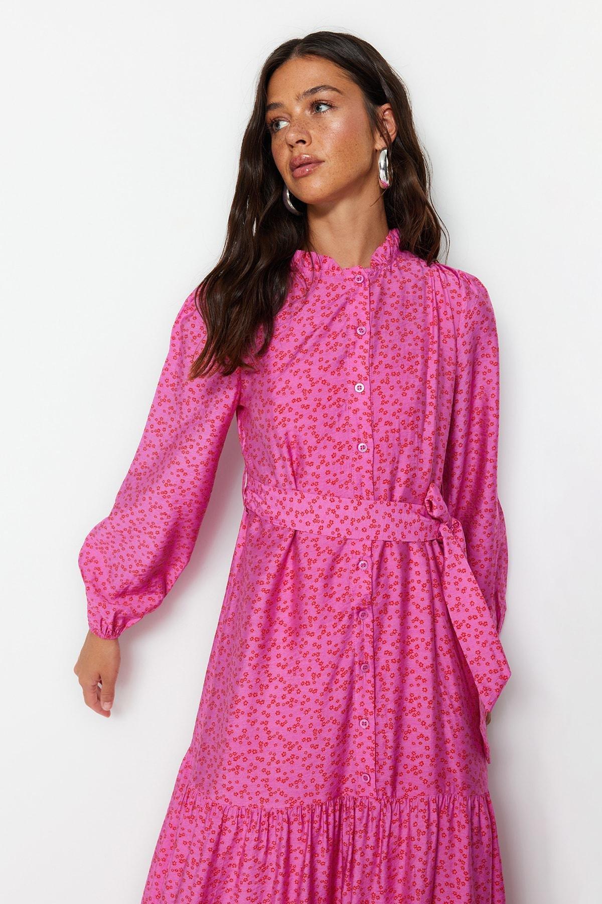Pink Floral Dress, , large image number 3
