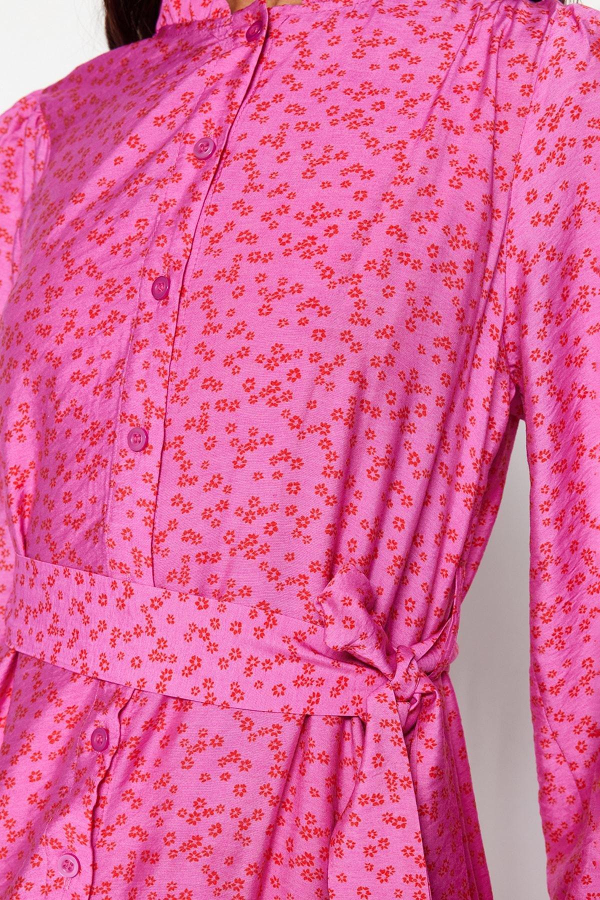 Pink Floral Dress, , large image number 4