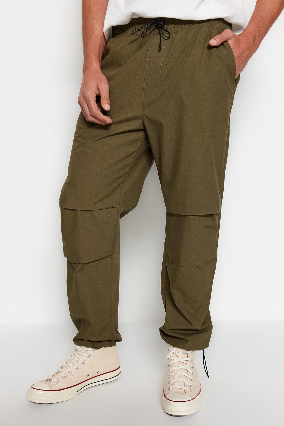 Trendyol - Khaki Joggers Pants