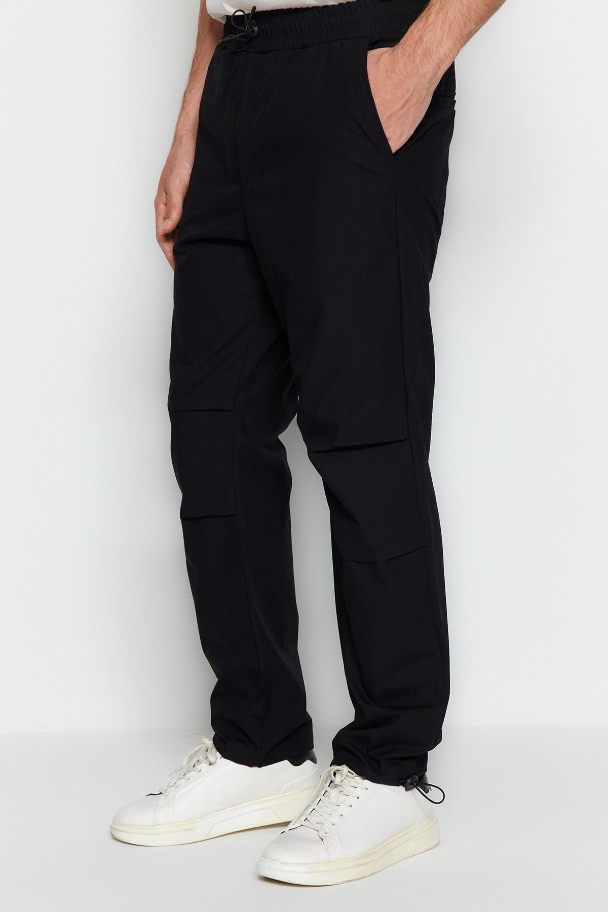 Black Joggers Pants, , large image number 0