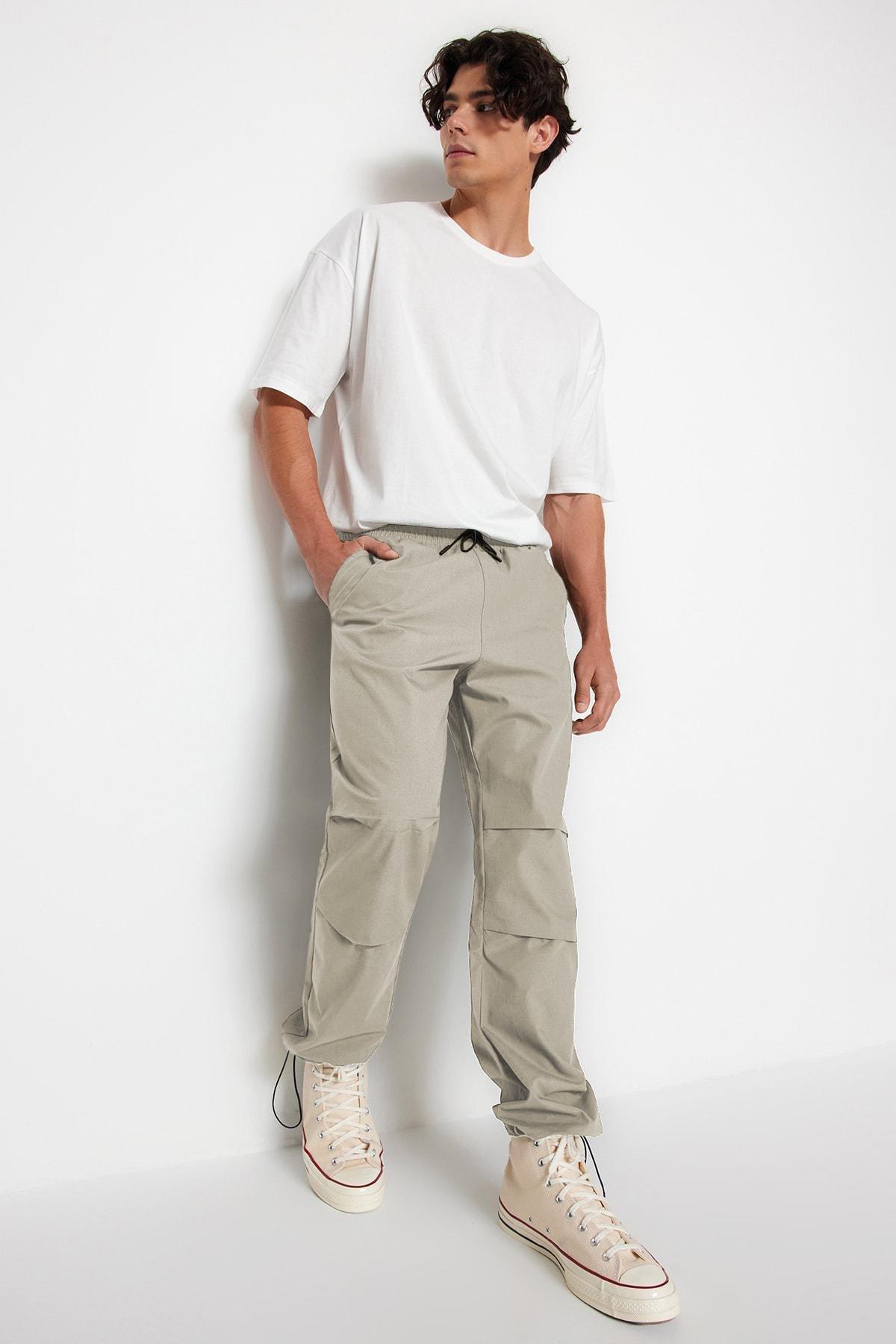Trendyol - Khaki Joggers Pants