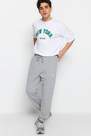 Trendyol - Gray Relaxed Sweatpants