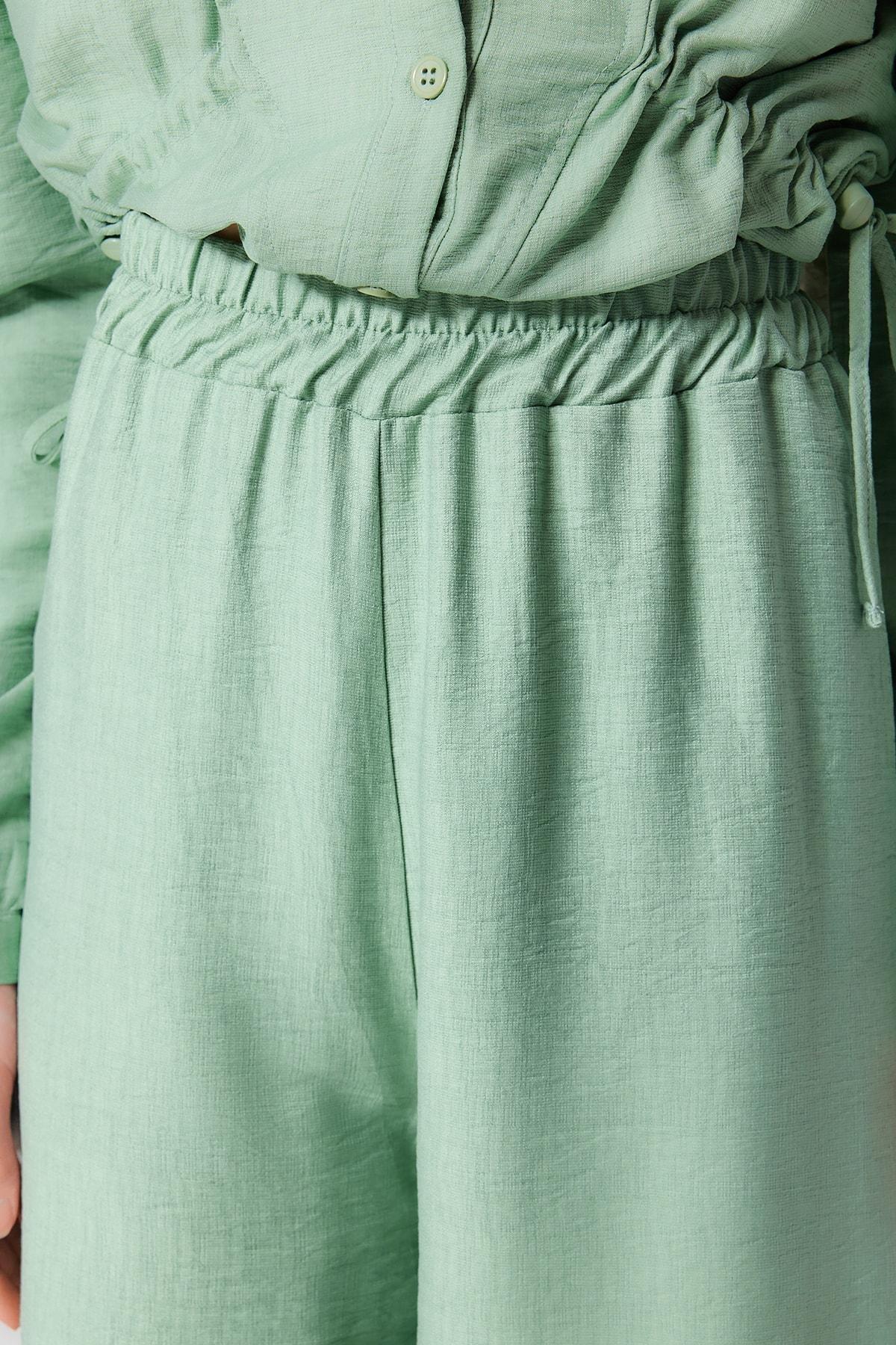 طقم متناسق بقميص بياقة، كاكي, Khaki, large image number 3