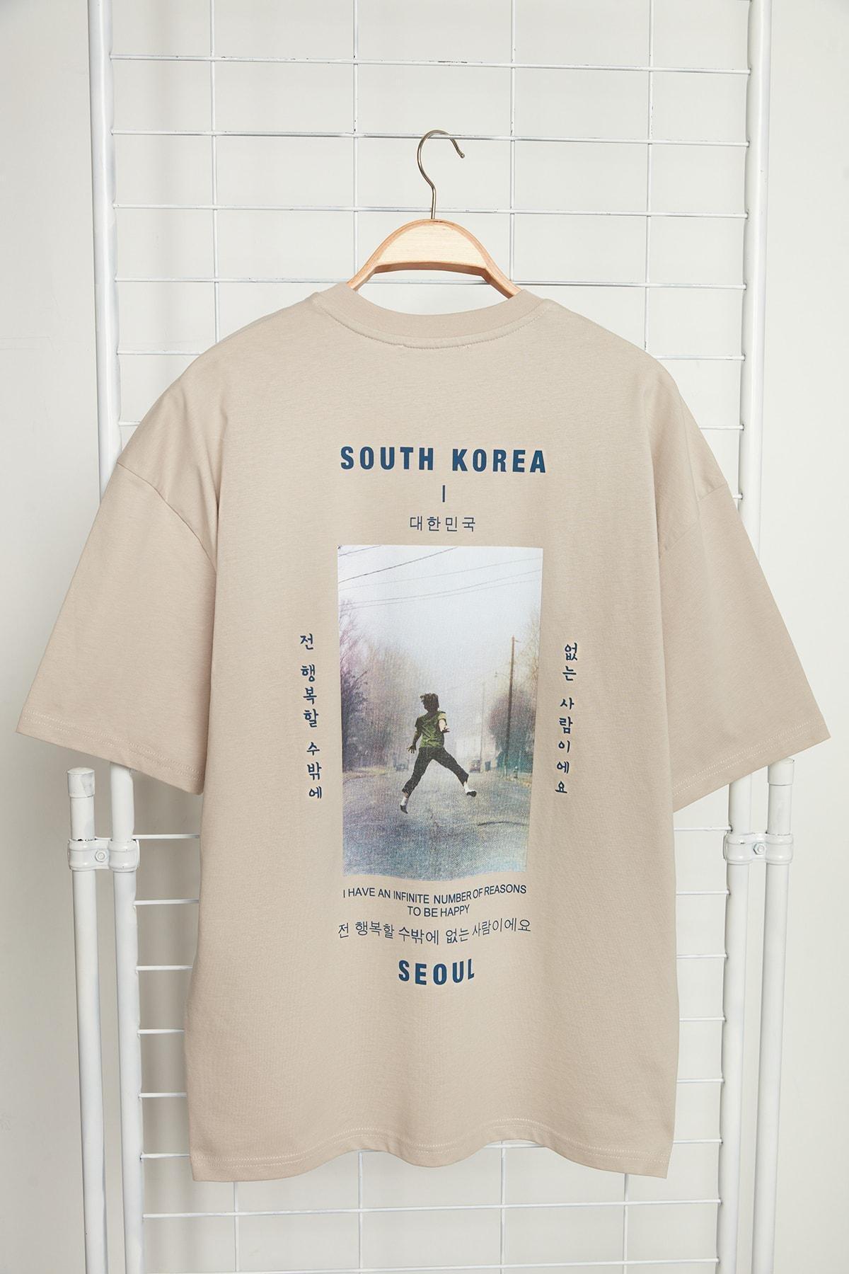 Grey Graphic Oversize T-Shirt, , large image number 1