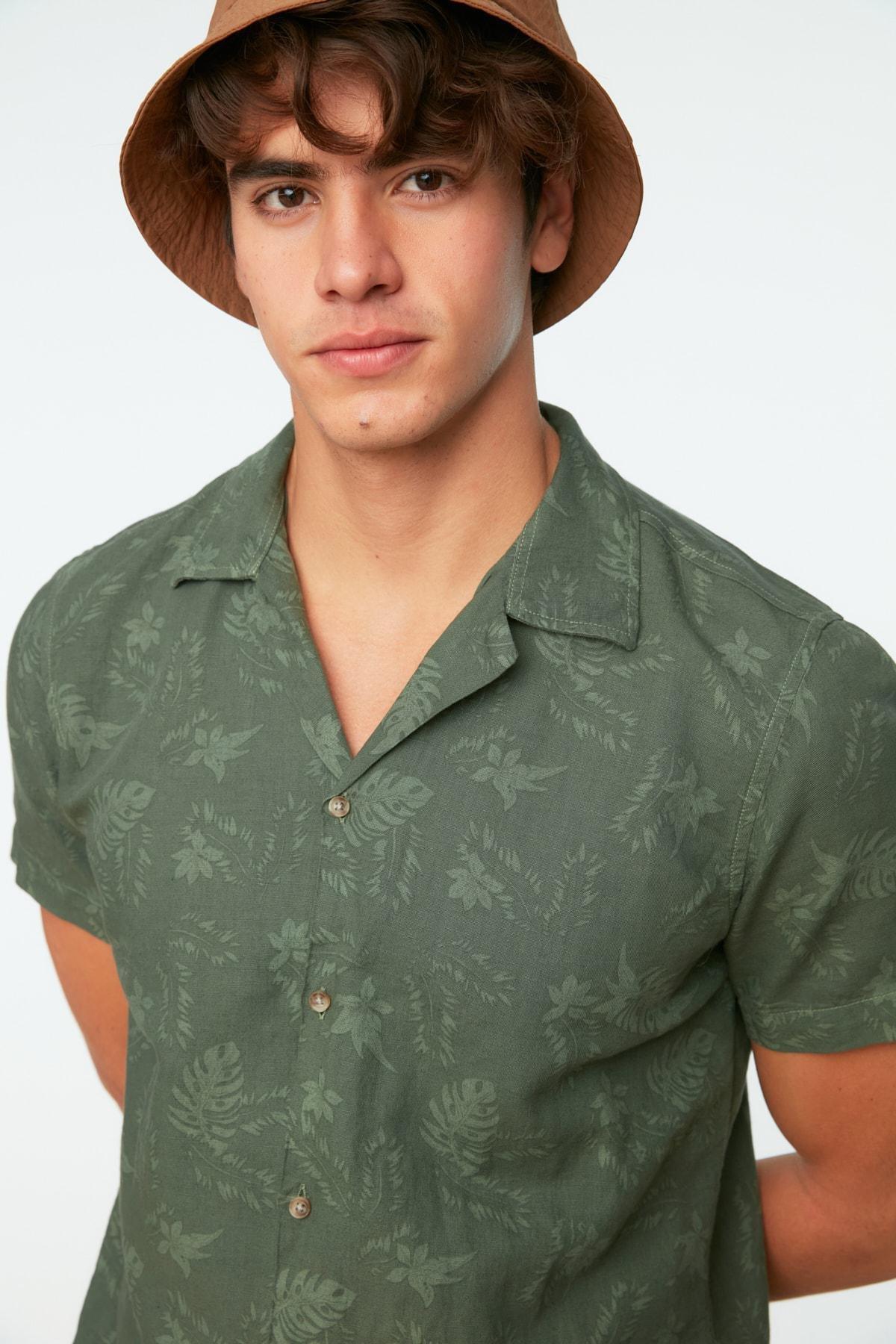 Khaki Tropical Shirt, , large image number 2