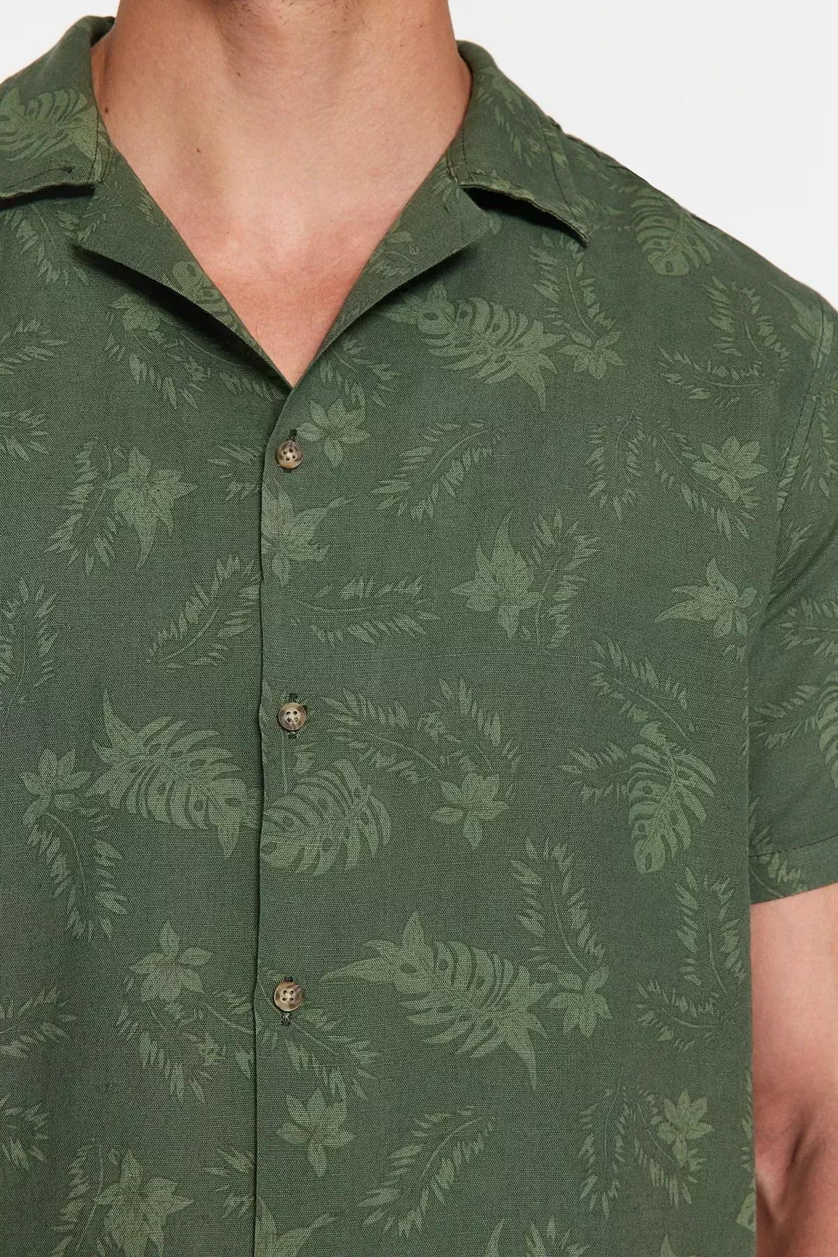 Khaki Tropical Shirt, , large image number 4