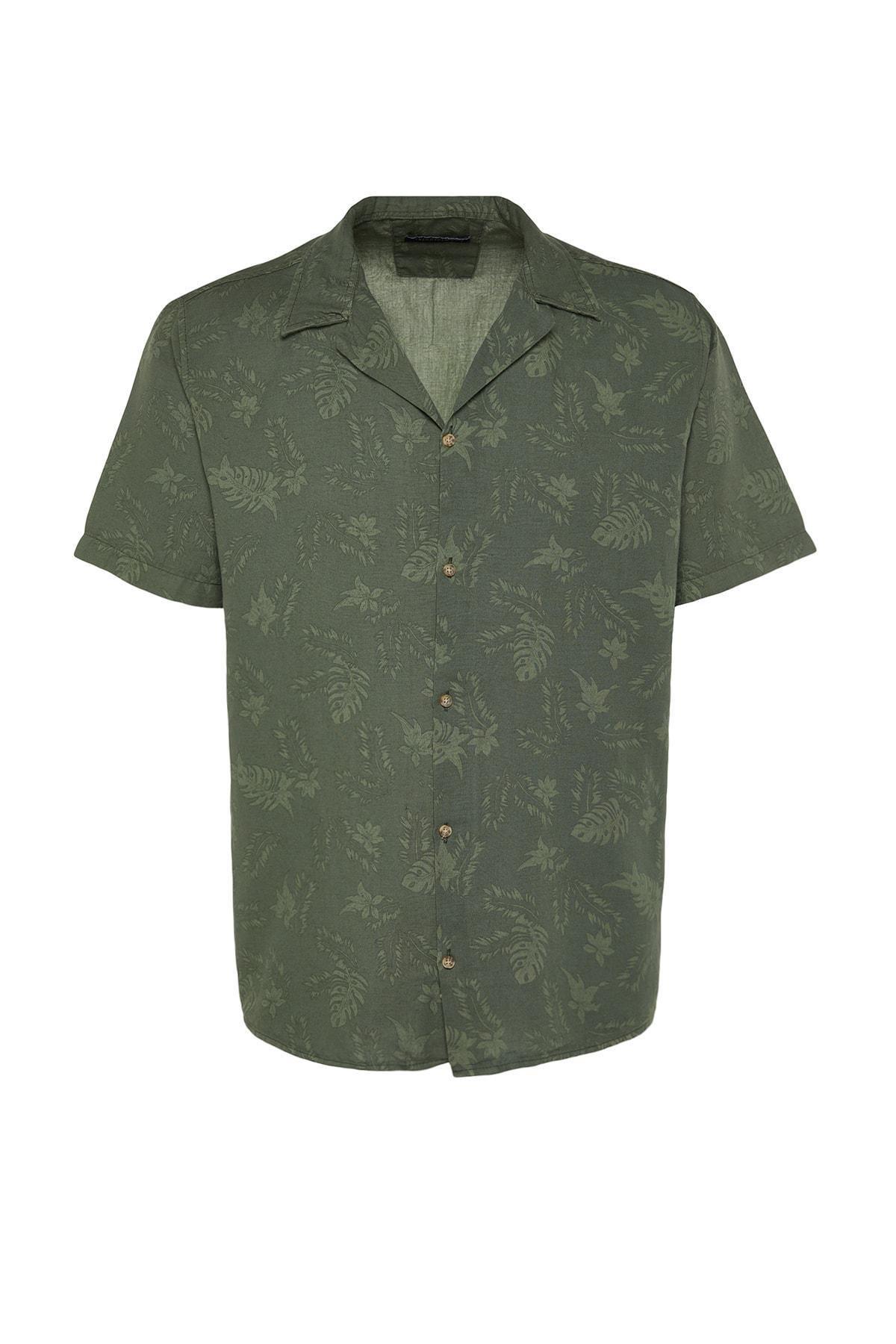 Trendyol - Khaki Tropical Shirt