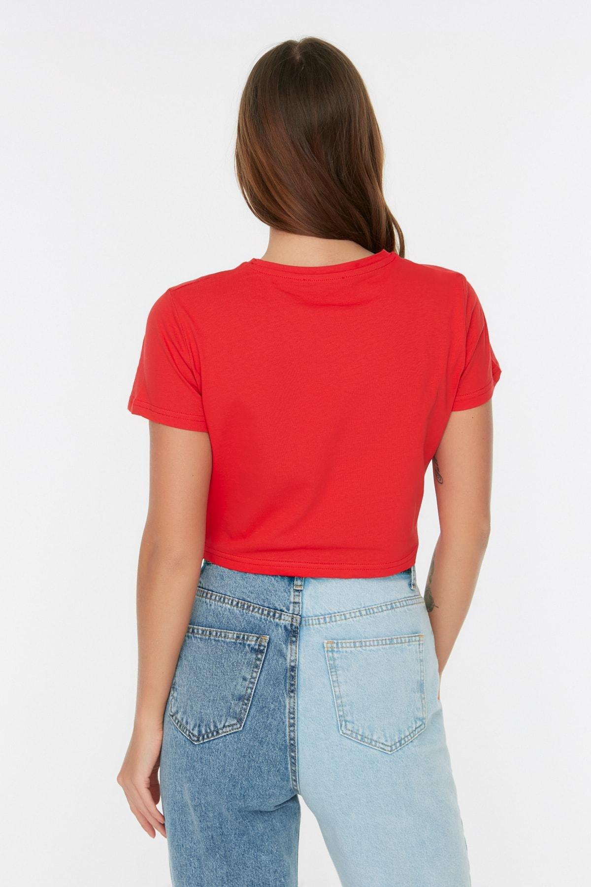 Multicolour Crop T-Shirt, Set Of 2, Dark blue, large image number 5
