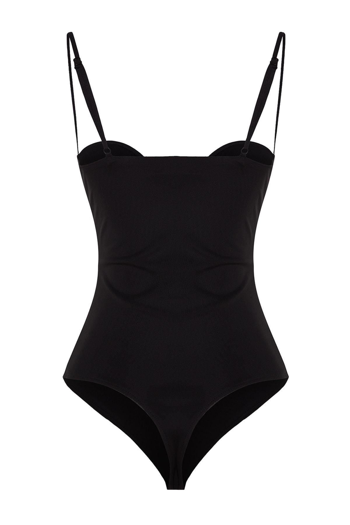 Trendyol - Black Fitted Bodysuit