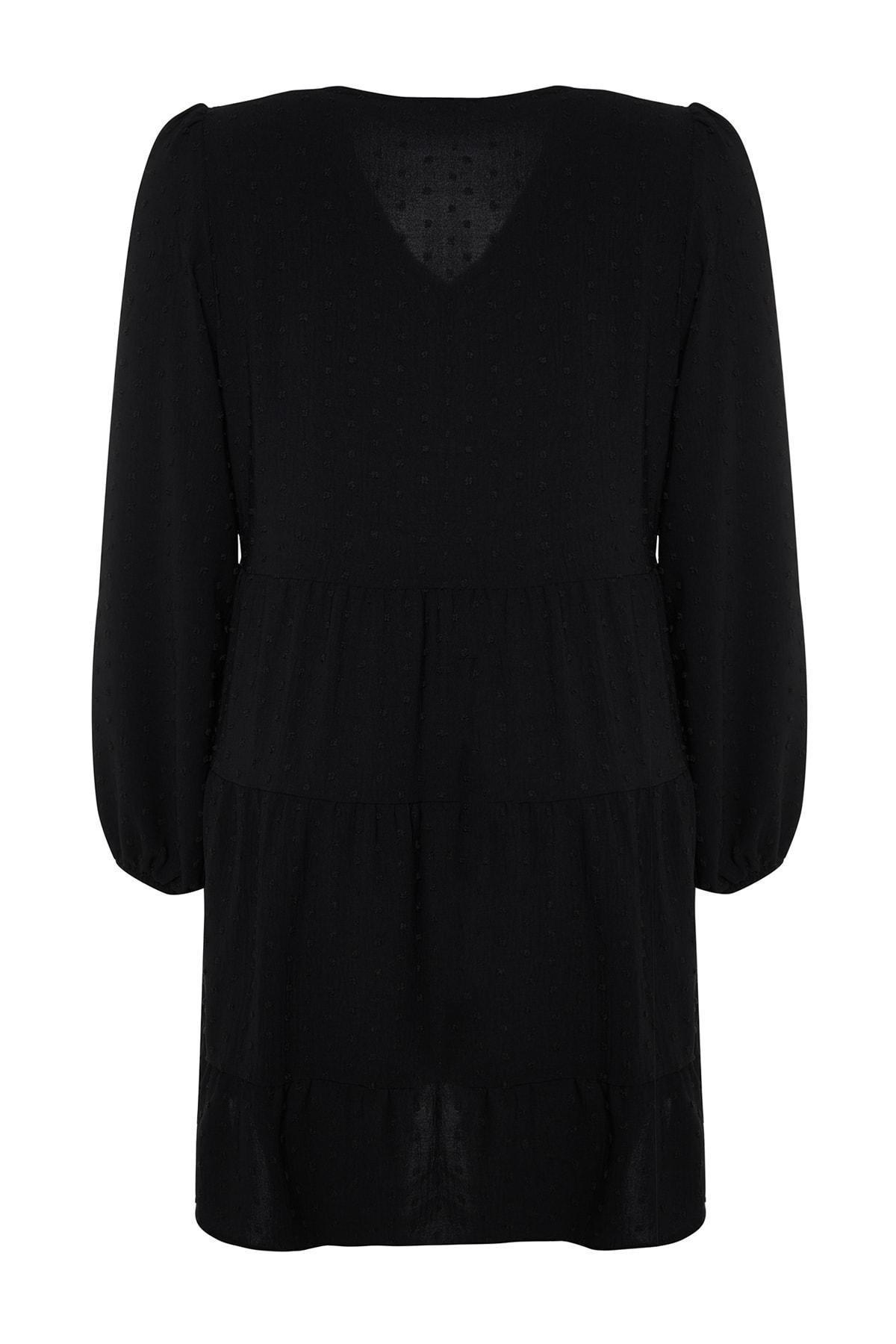 Trendyol - Black Shift Plus Size Dress