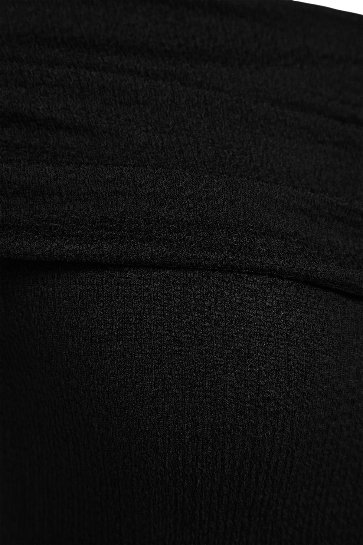 Asymmetrical Collared Bodysuit, , large image number 6