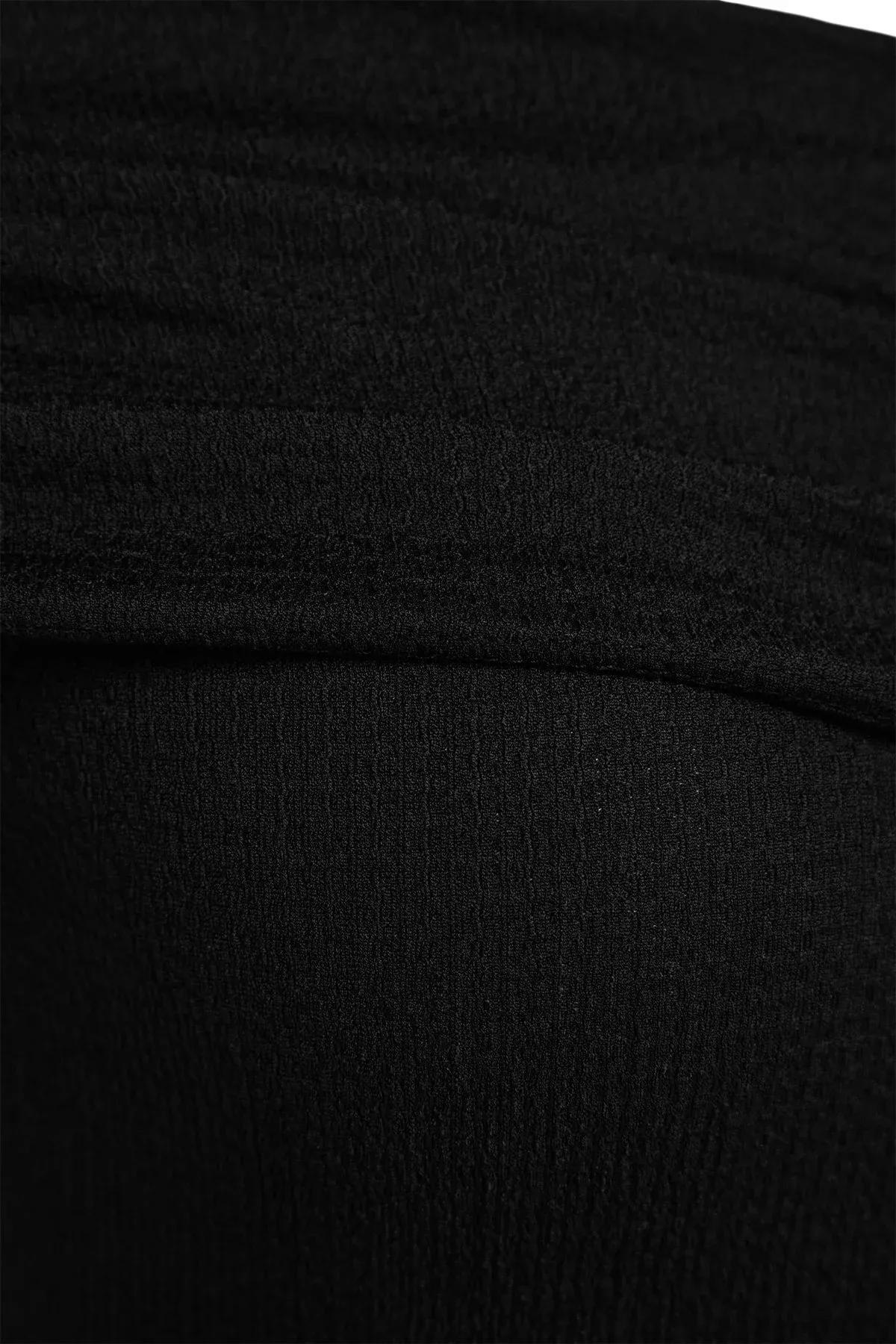 Asymmetrical Collared Bodysuit, , large image number 6