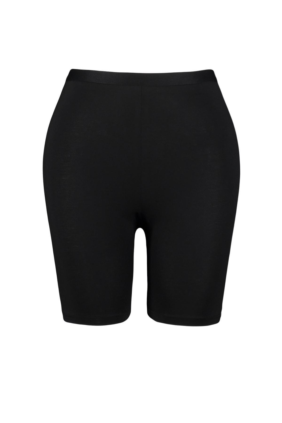 Black High Waist Plus Size Leggings, , large image number 6