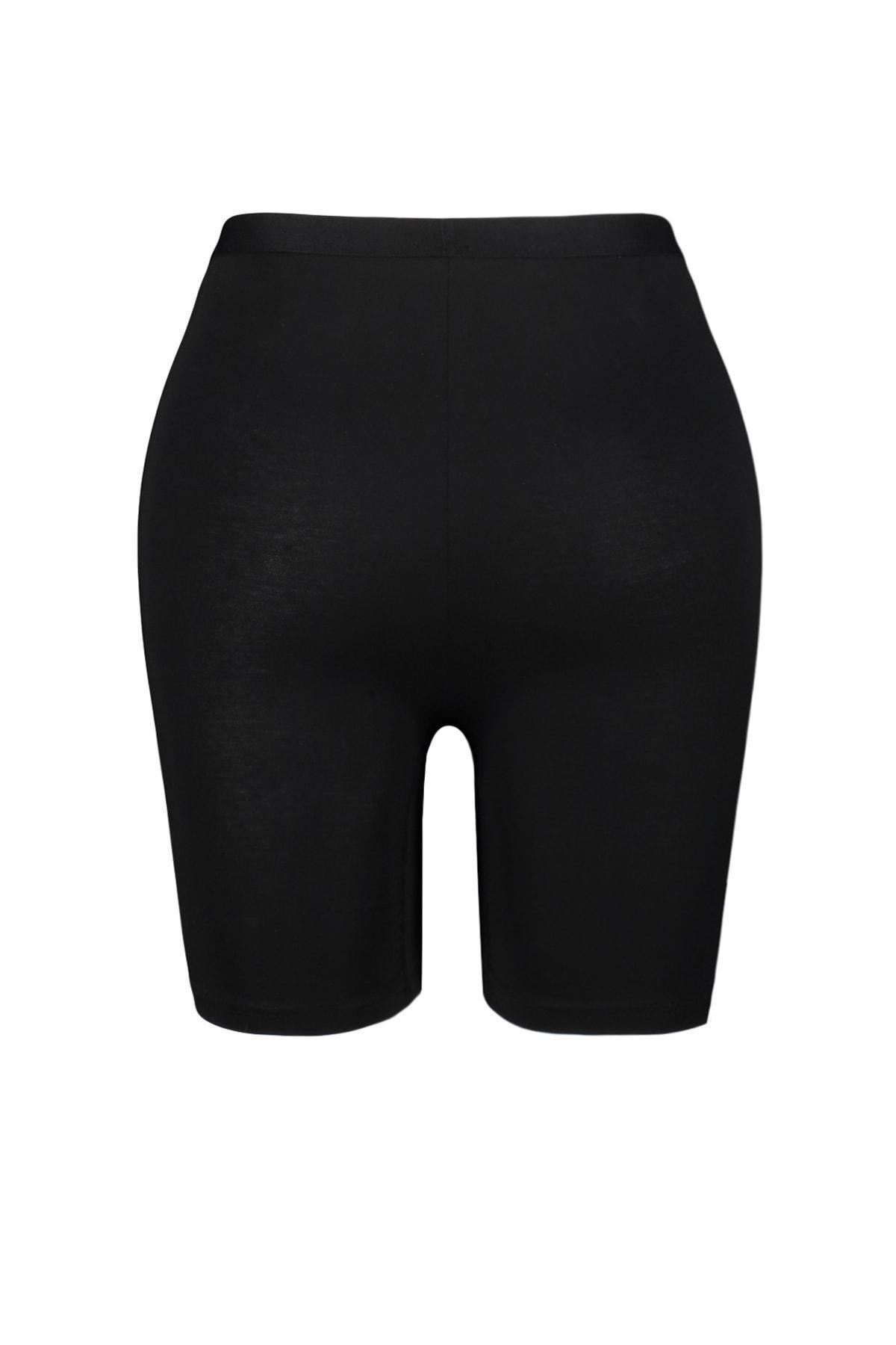 Black High Waist Plus Size Leggings, , large image number 7