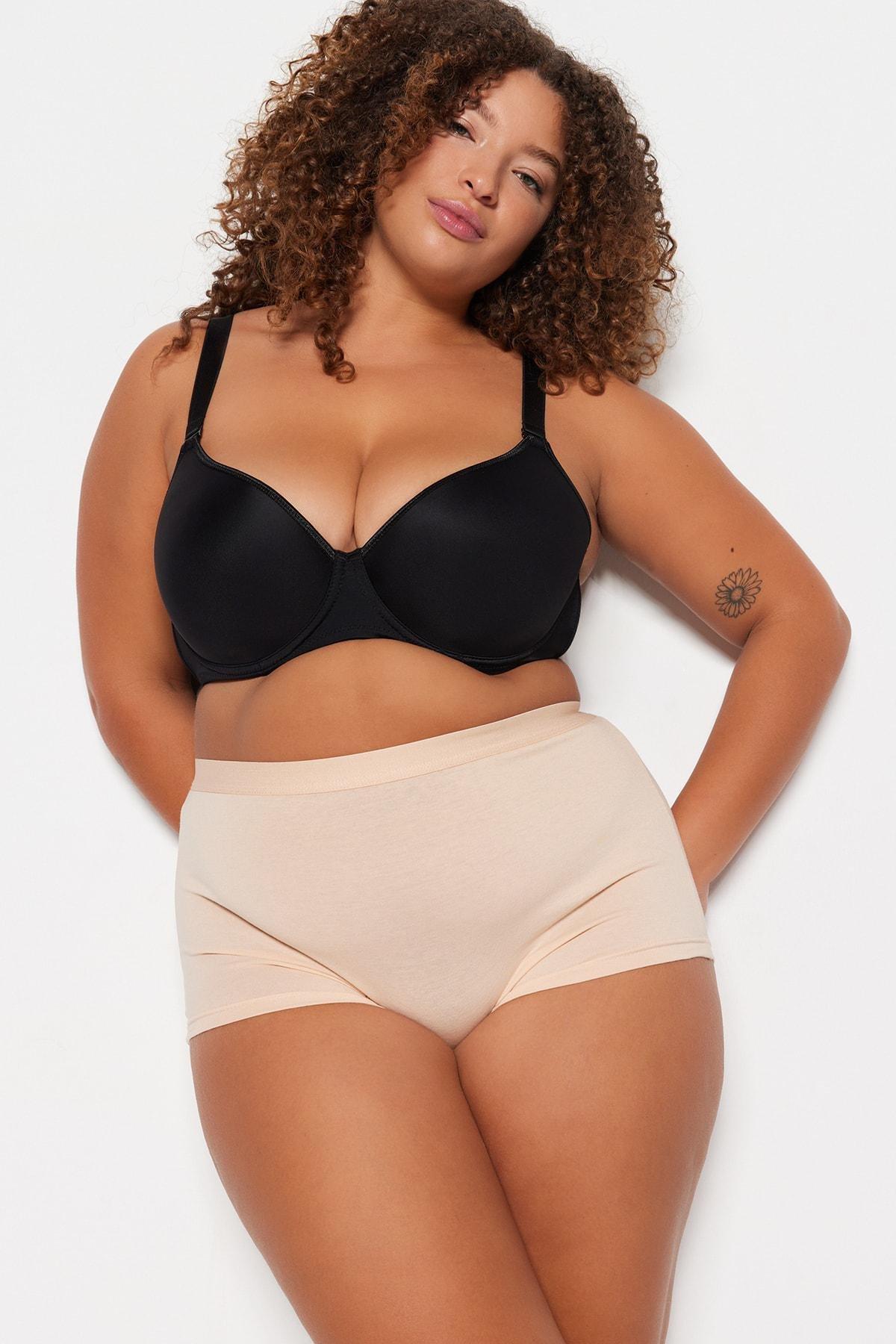 Black Plus Size Underwear, , large image number 1