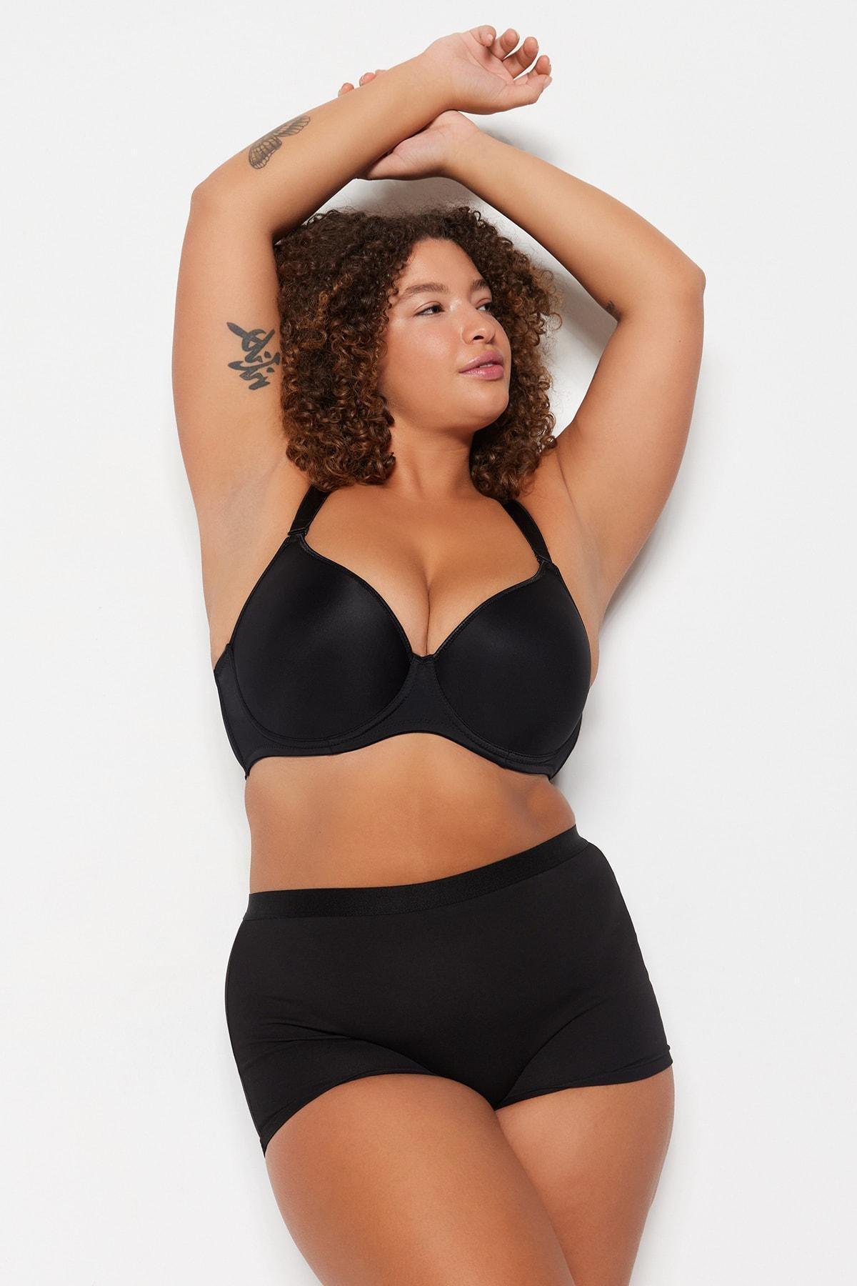 Black Plus Size Underwear, , large image number 6