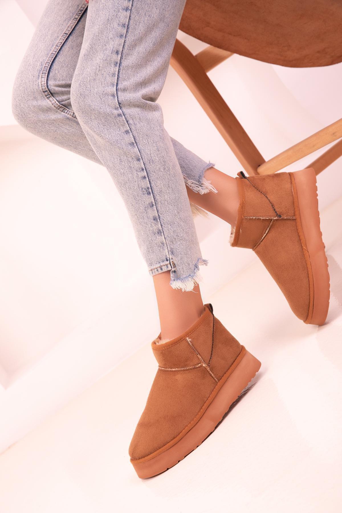 SOHO Brown Snow Ankle Boots | Azadea Lebanon