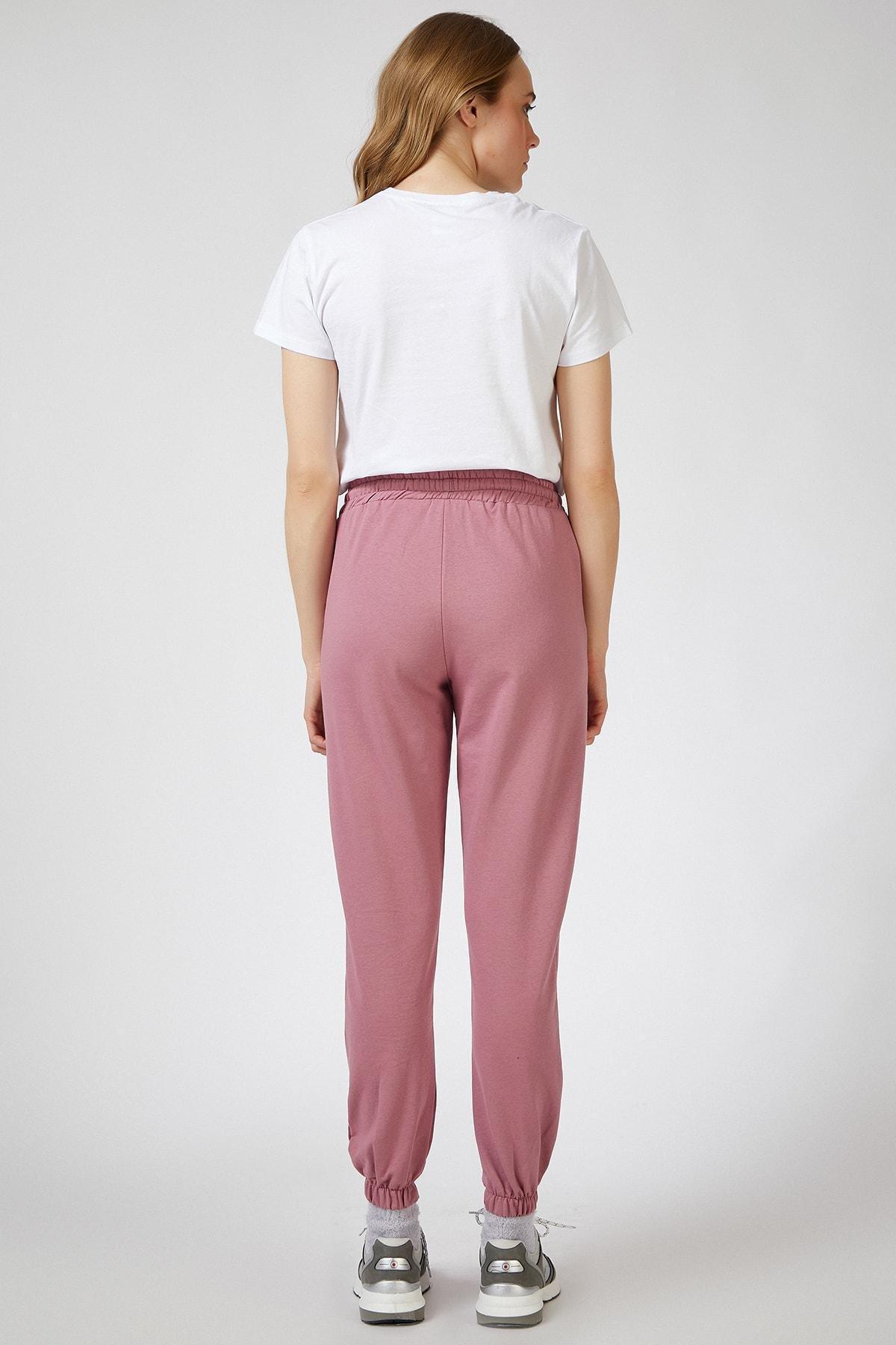 Pink Pocketed Sweatpants, Light Dried Rose, large image number 2