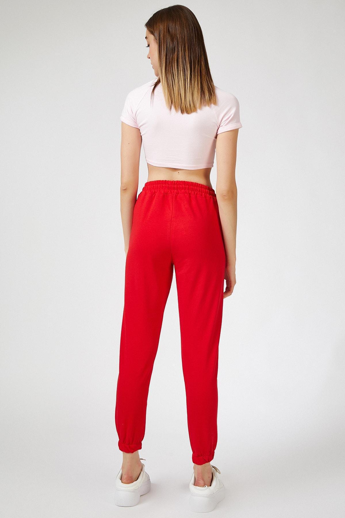 Red Pocketed Sweatpants, , large image number 2