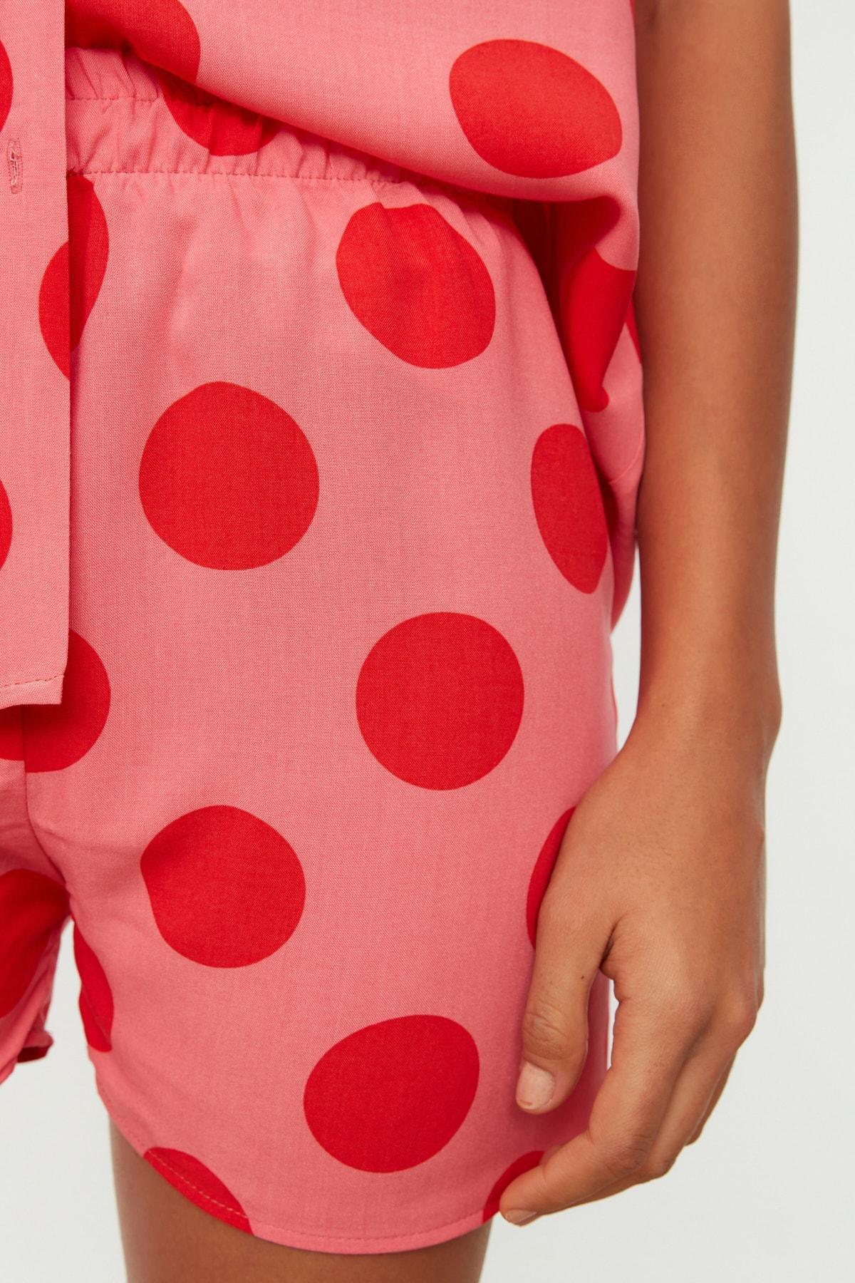 Pink Polka Dot Pajama Set, , large image number 4