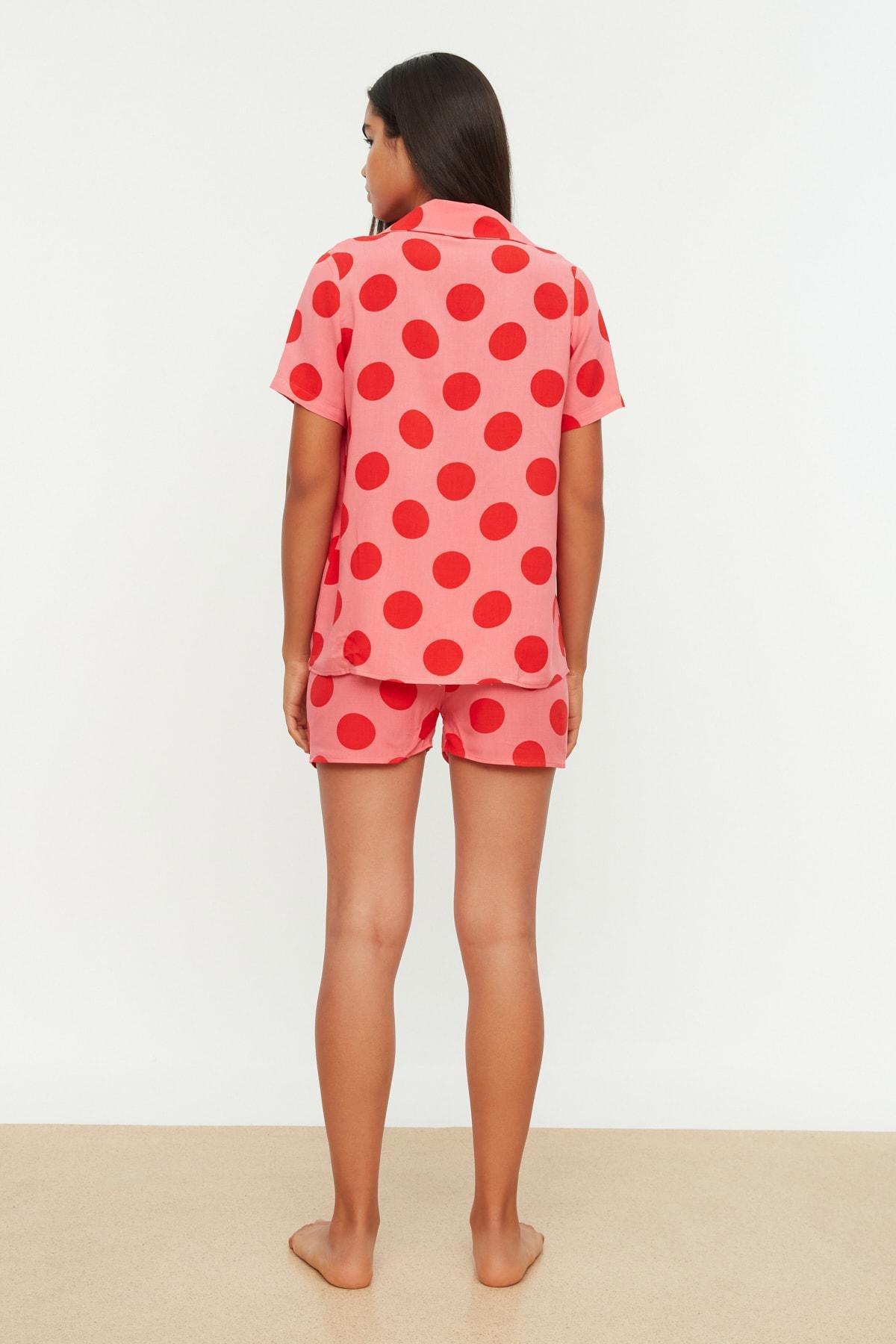 Pink Polka Dot Pajama Set, , large image number 5
