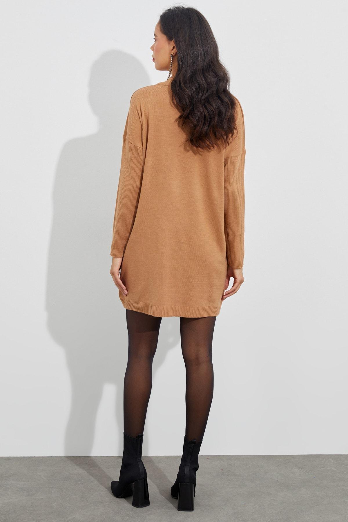 Brown Relaxed Tunic, , large image number 5