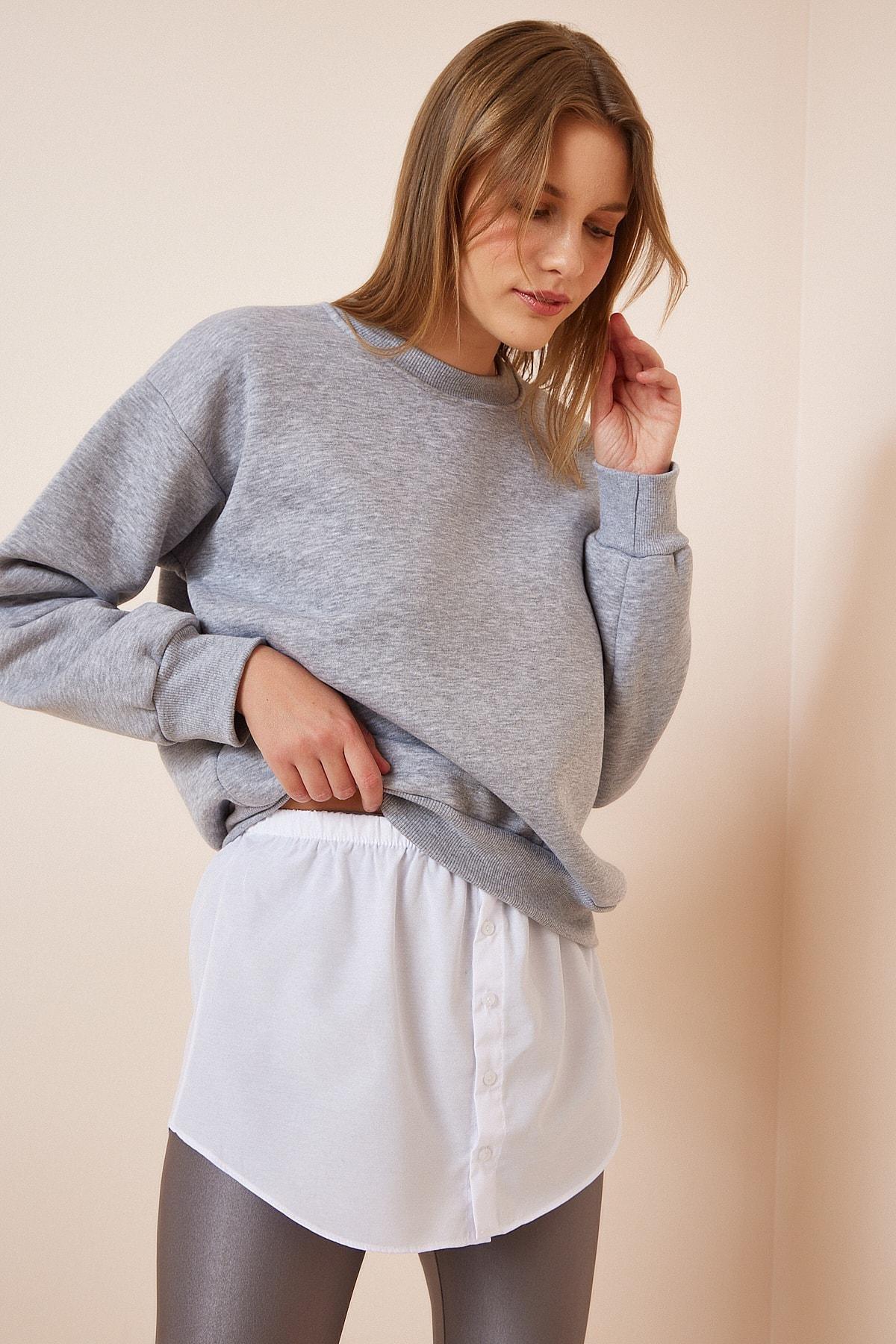 White Turtleneck Shirt, White, large image number 0