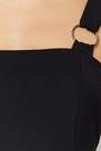 Trendyol - Black Sweetheart Collar Jumpsuit