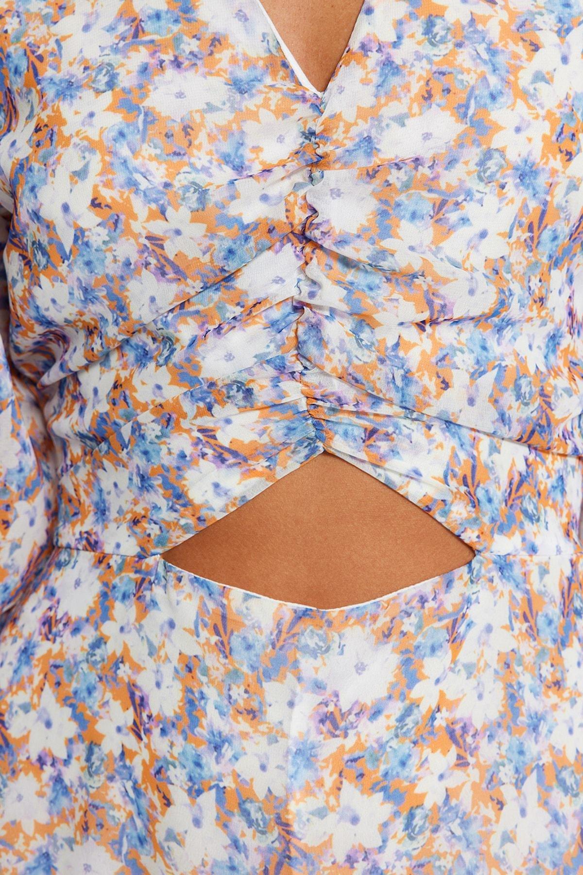 Multicolour Floral Jumpsuit, , large image number 3