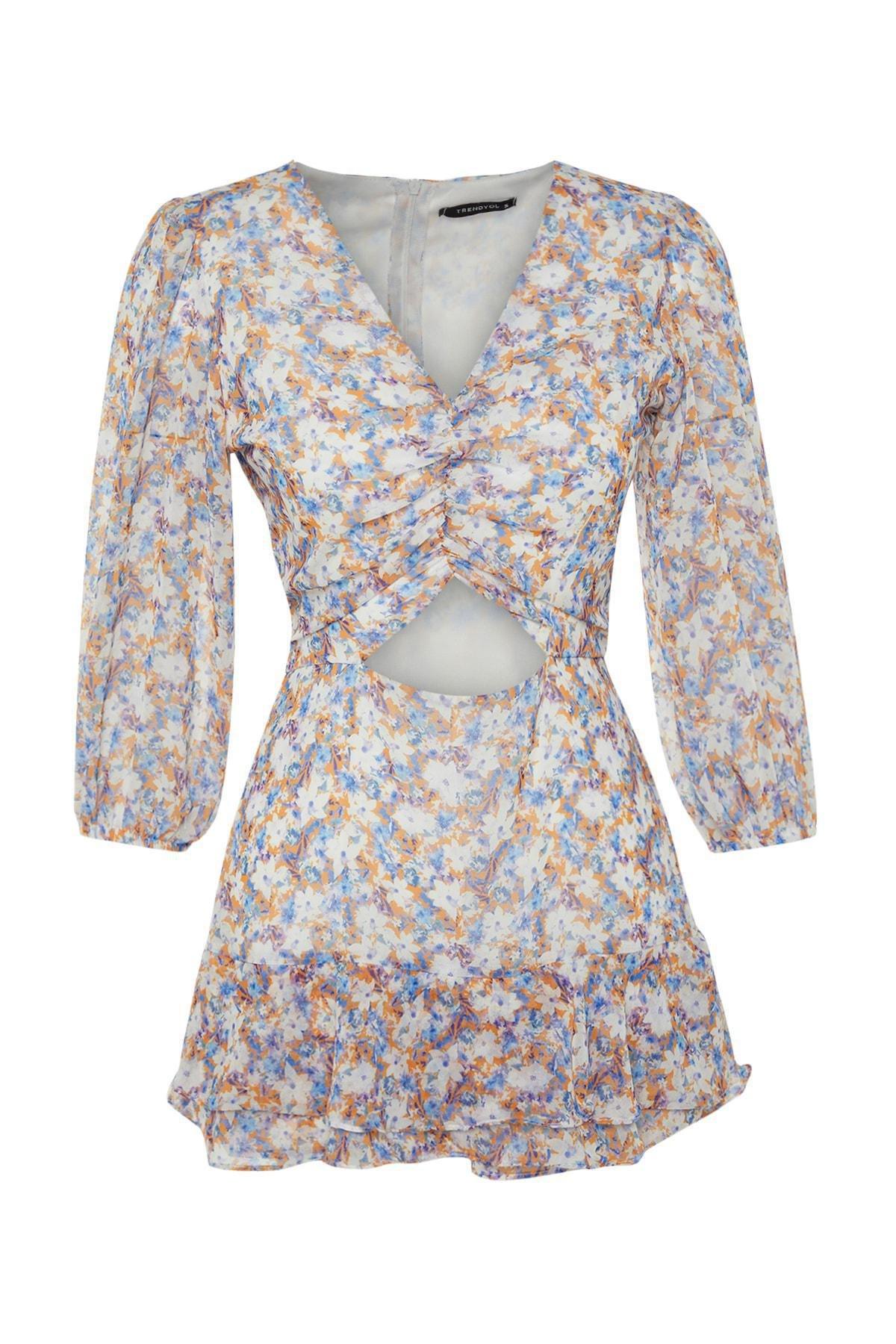 Multicolour Floral Jumpsuit, , large image number 5