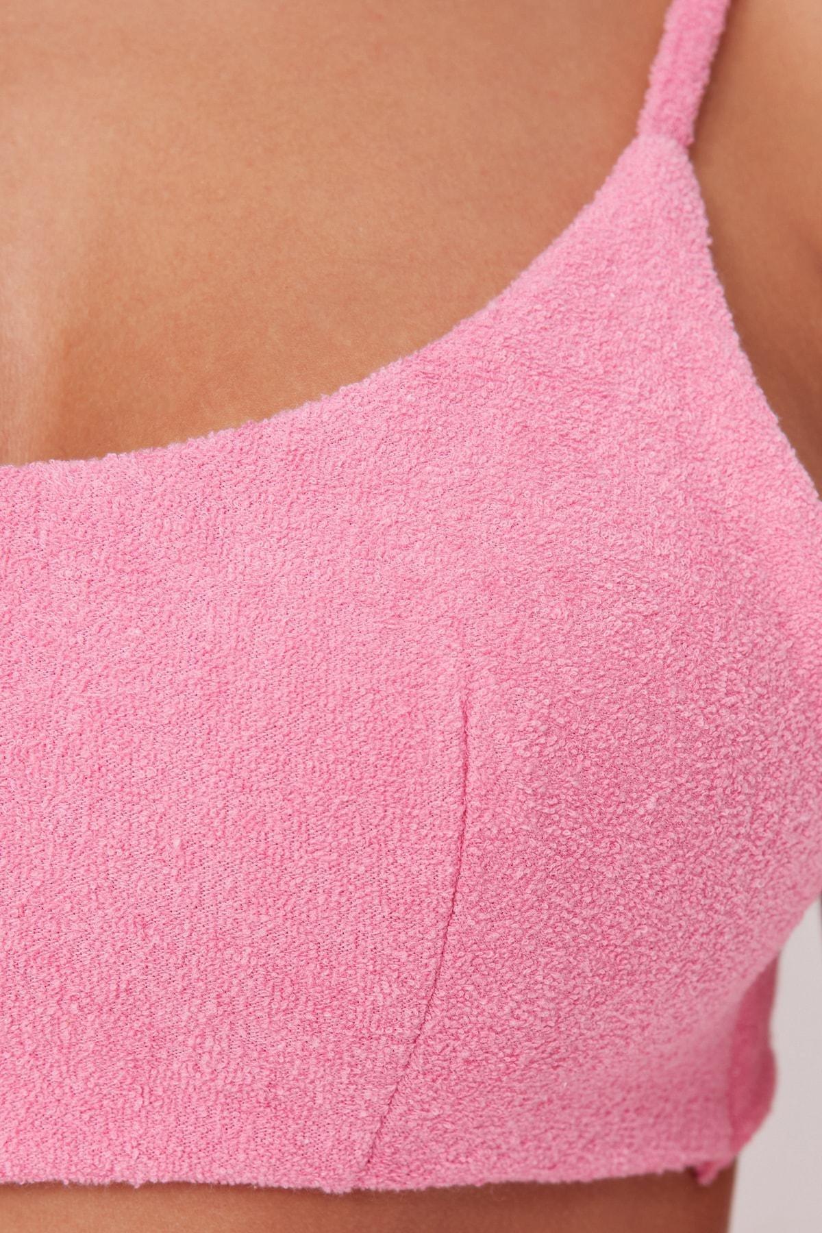 Pink Crew Neck Co-Ord Set, , large image number 4