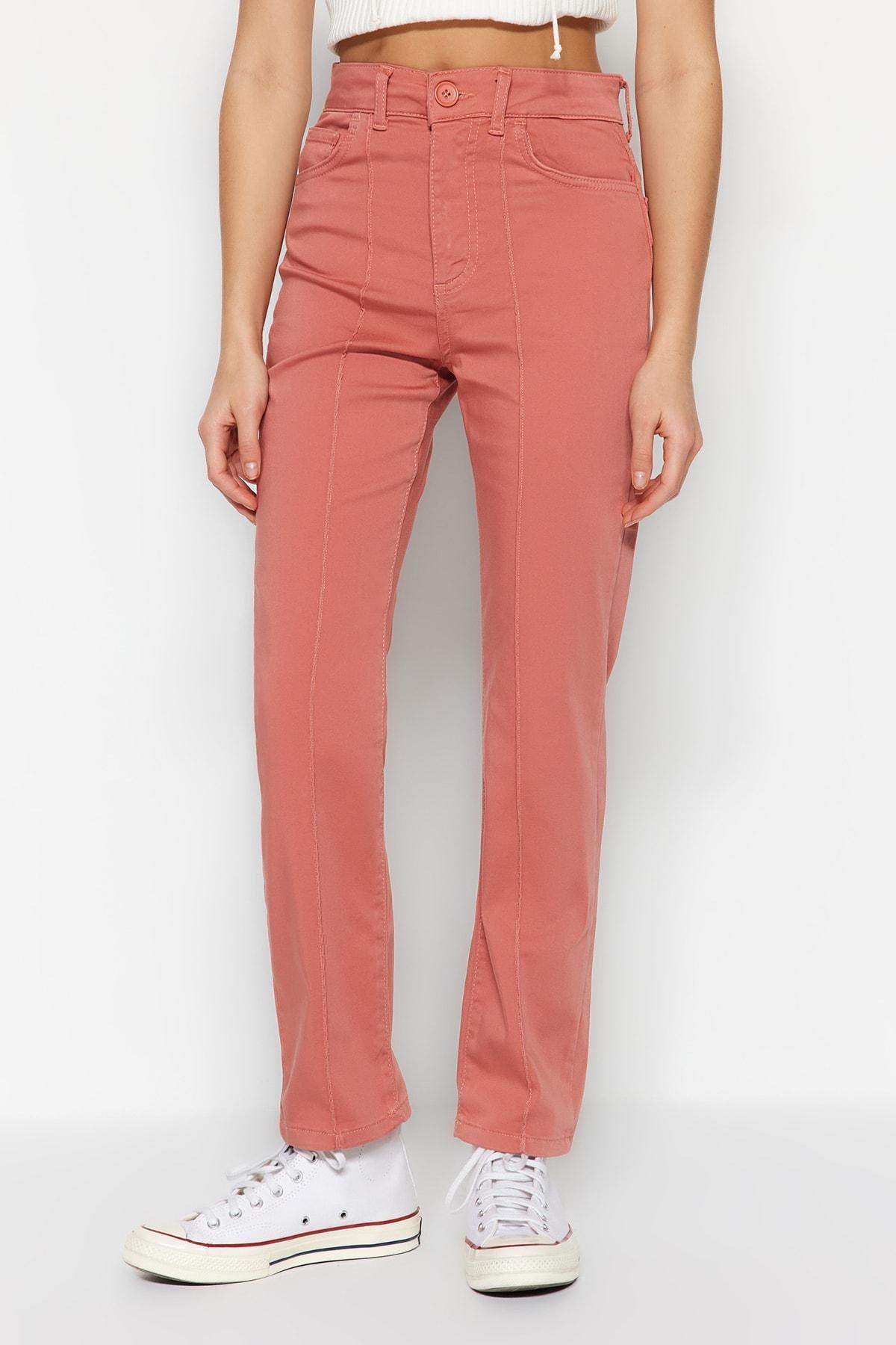 Pink Flare Slim Jeans, , large image number 2