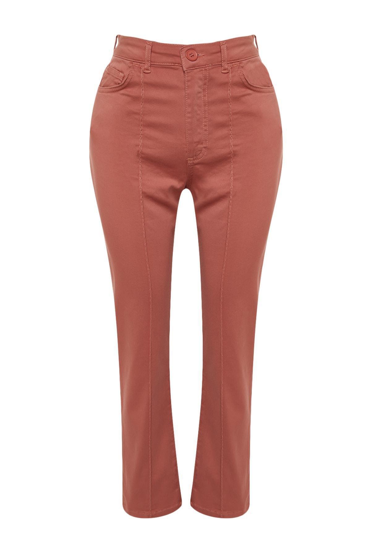 Pink Flare Slim Jeans, , large image number 6