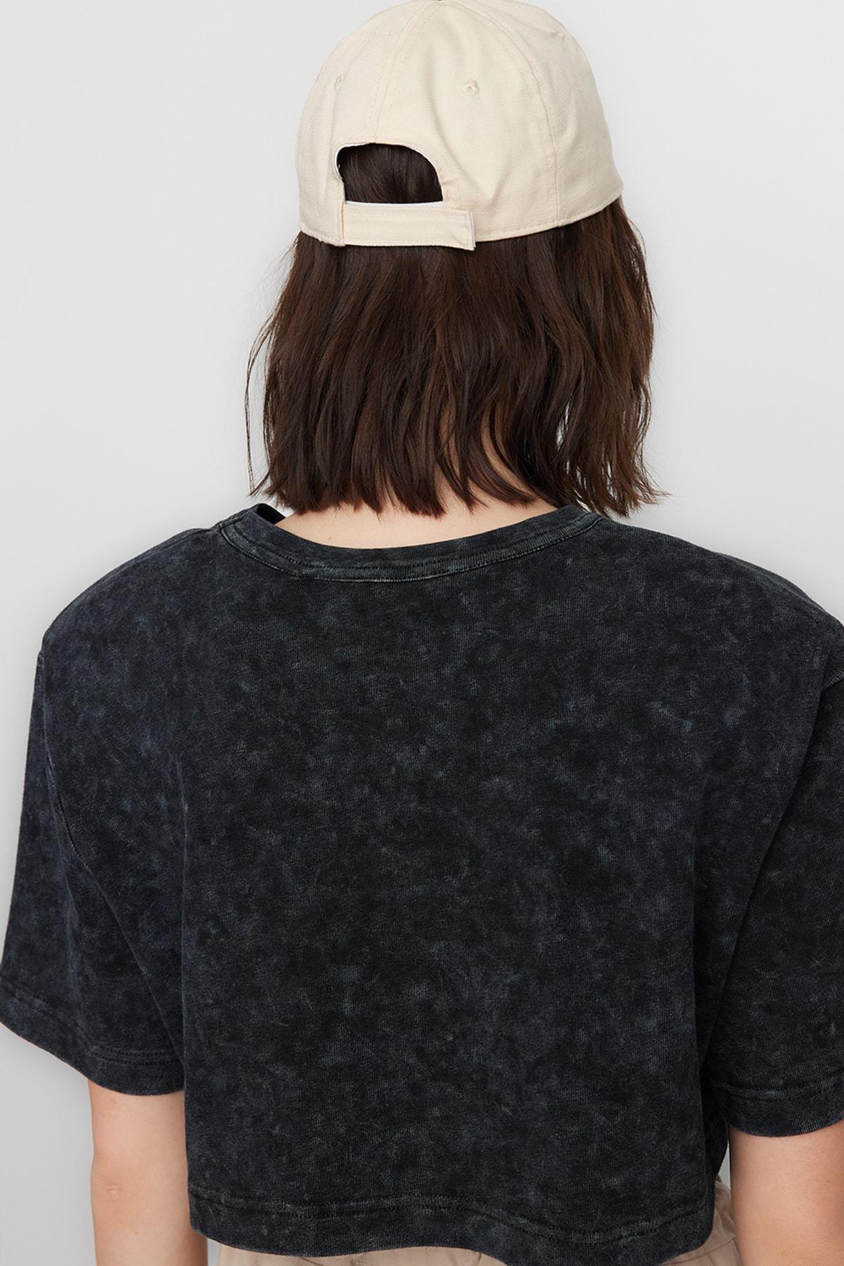 Beige Printed Party Hat, Ecru, large image number 4