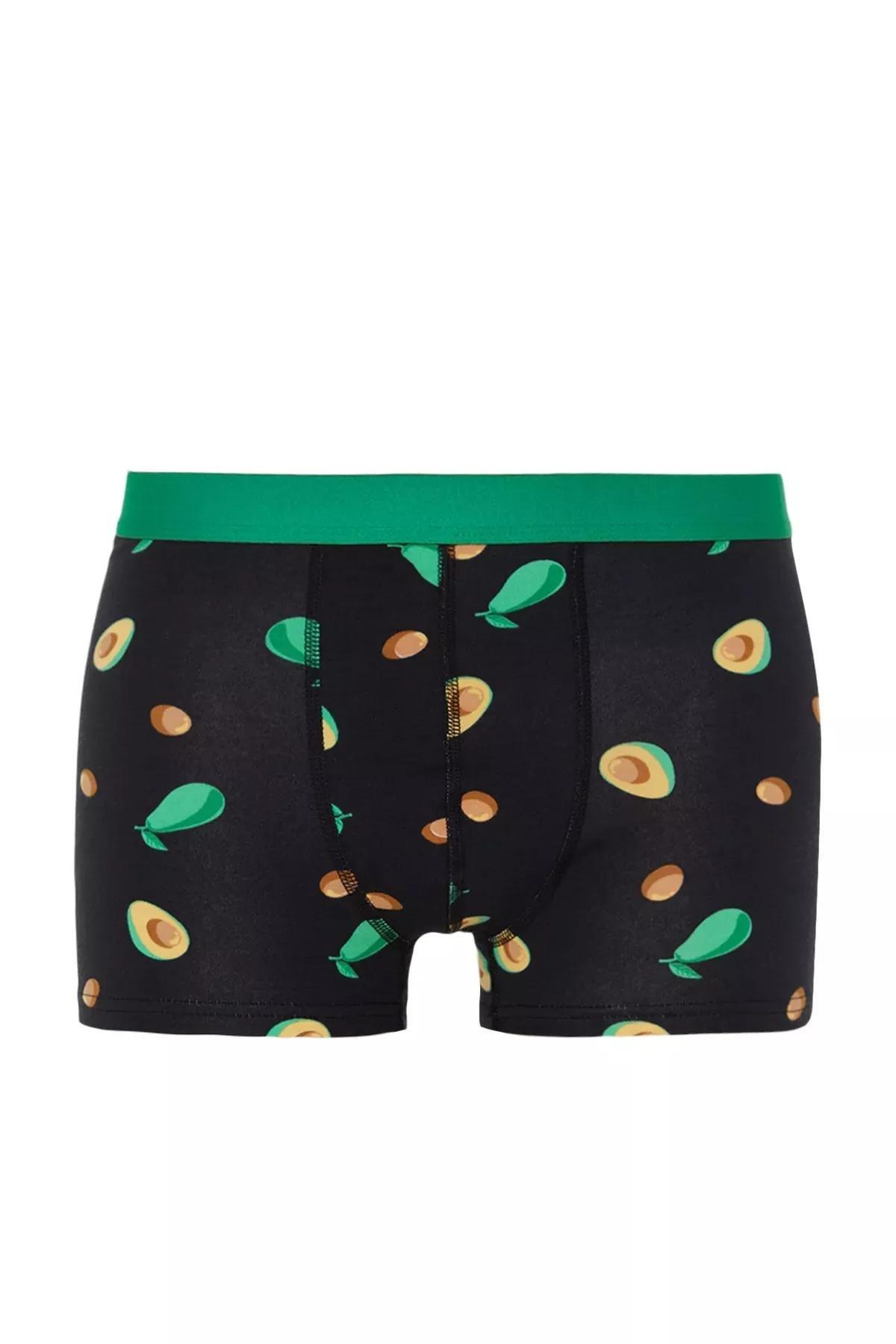 Black Graphic Boxer Shorts, Set Of 3, , large image number 1