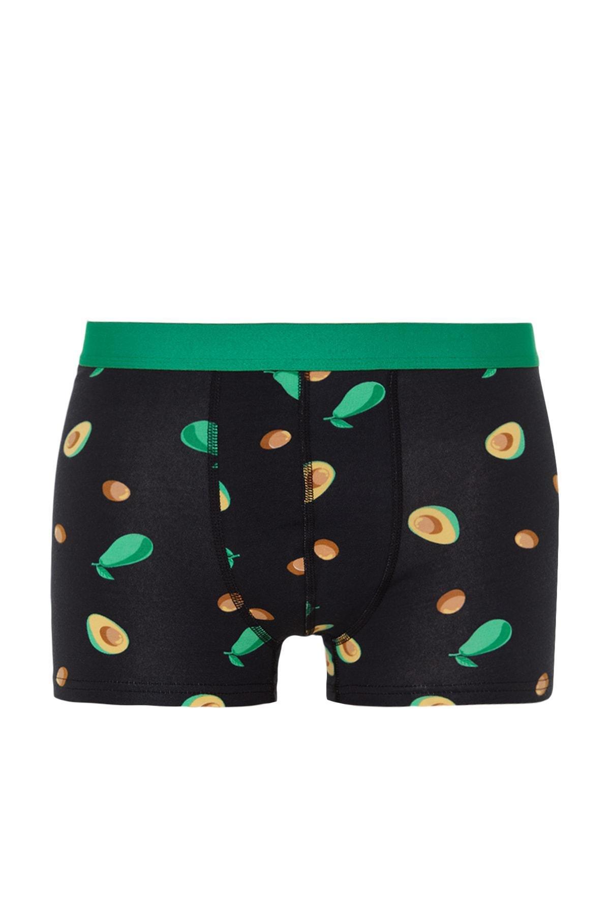 Black Graphic Boxer Shorts, Set Of 3, , large image number 2