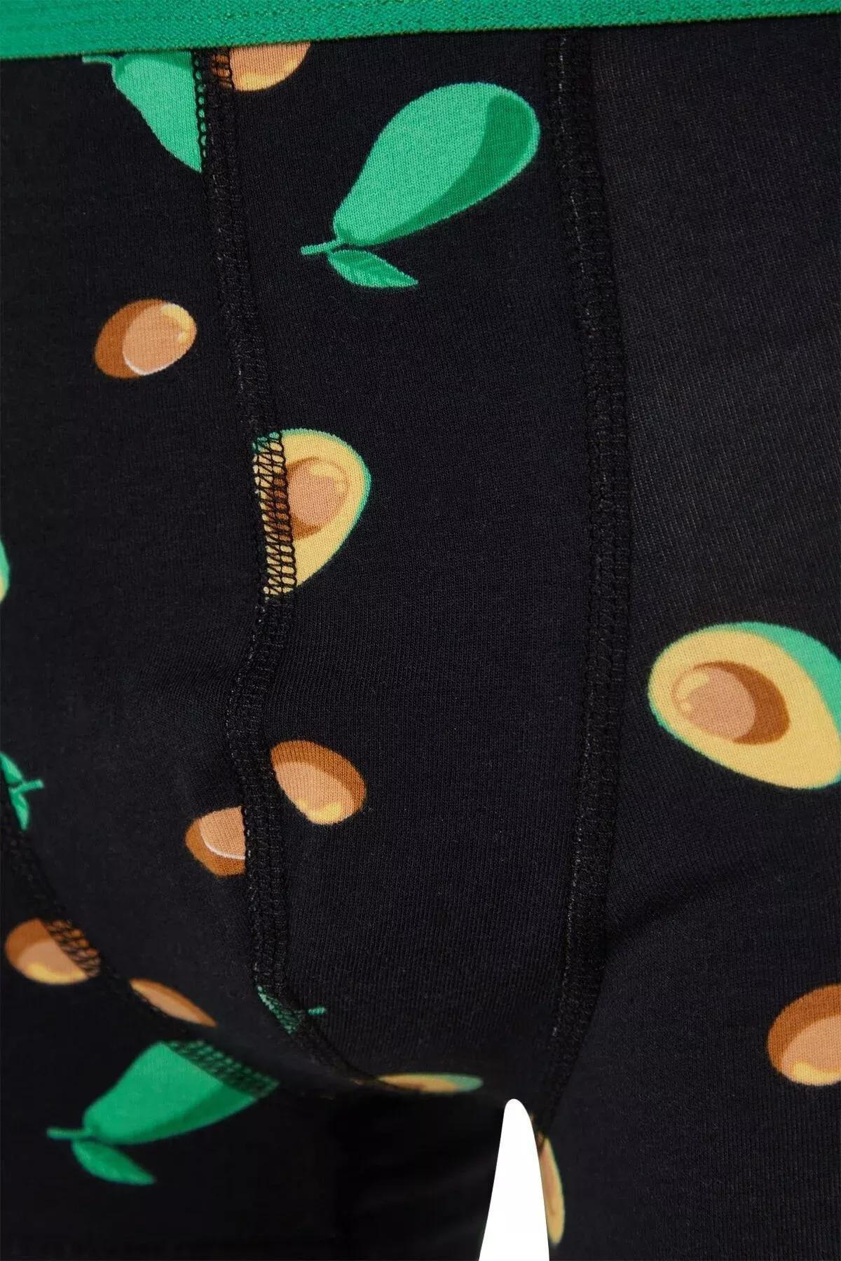Black Graphic Boxer Shorts, Set Of 3, , large image number 2