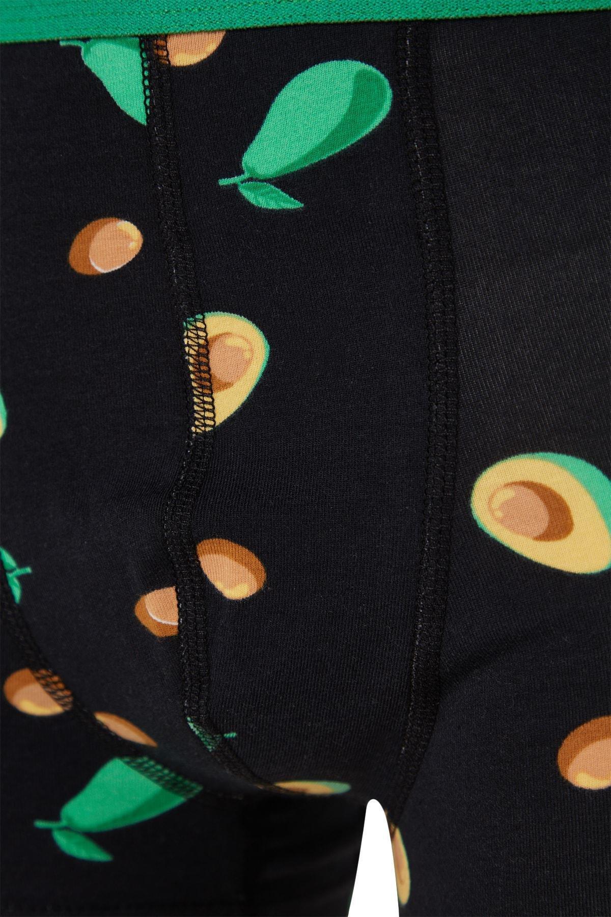 Black Graphic Boxer Shorts, Set Of 3, , large image number 3