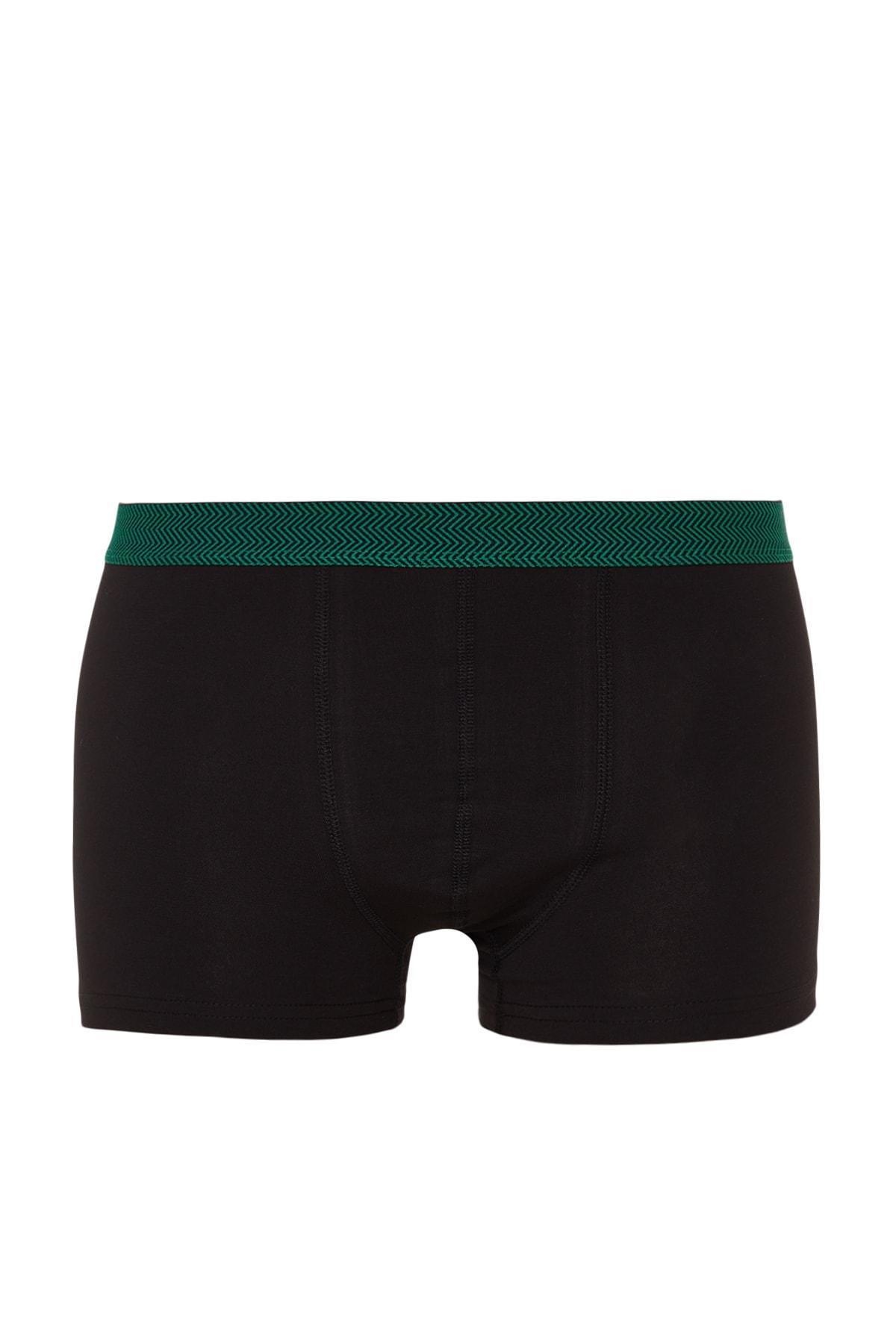Black Graphic Boxer Shorts, Set Of 3, , large image number 4