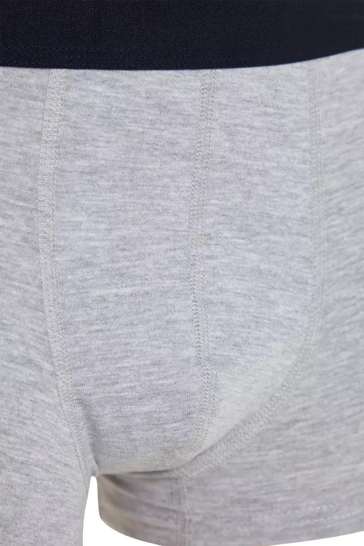 شورت بوكسر داخلي بخصر متوسط الارتفاع، مجموعة من 3 قطع، ألوان متعددة, White, large image number 2