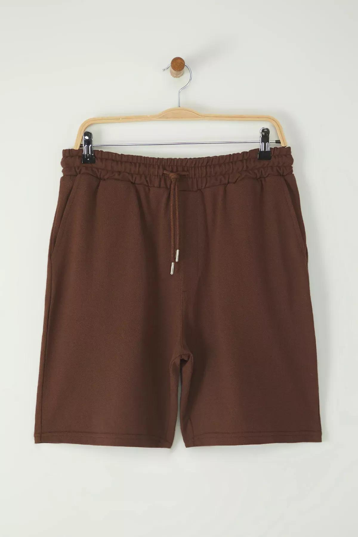 Brown Regular Bermuda Shorts, , large image number 0