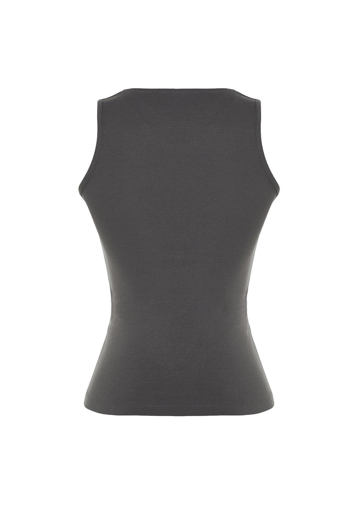 Brown Slim Fit Blouse, , large image number 7