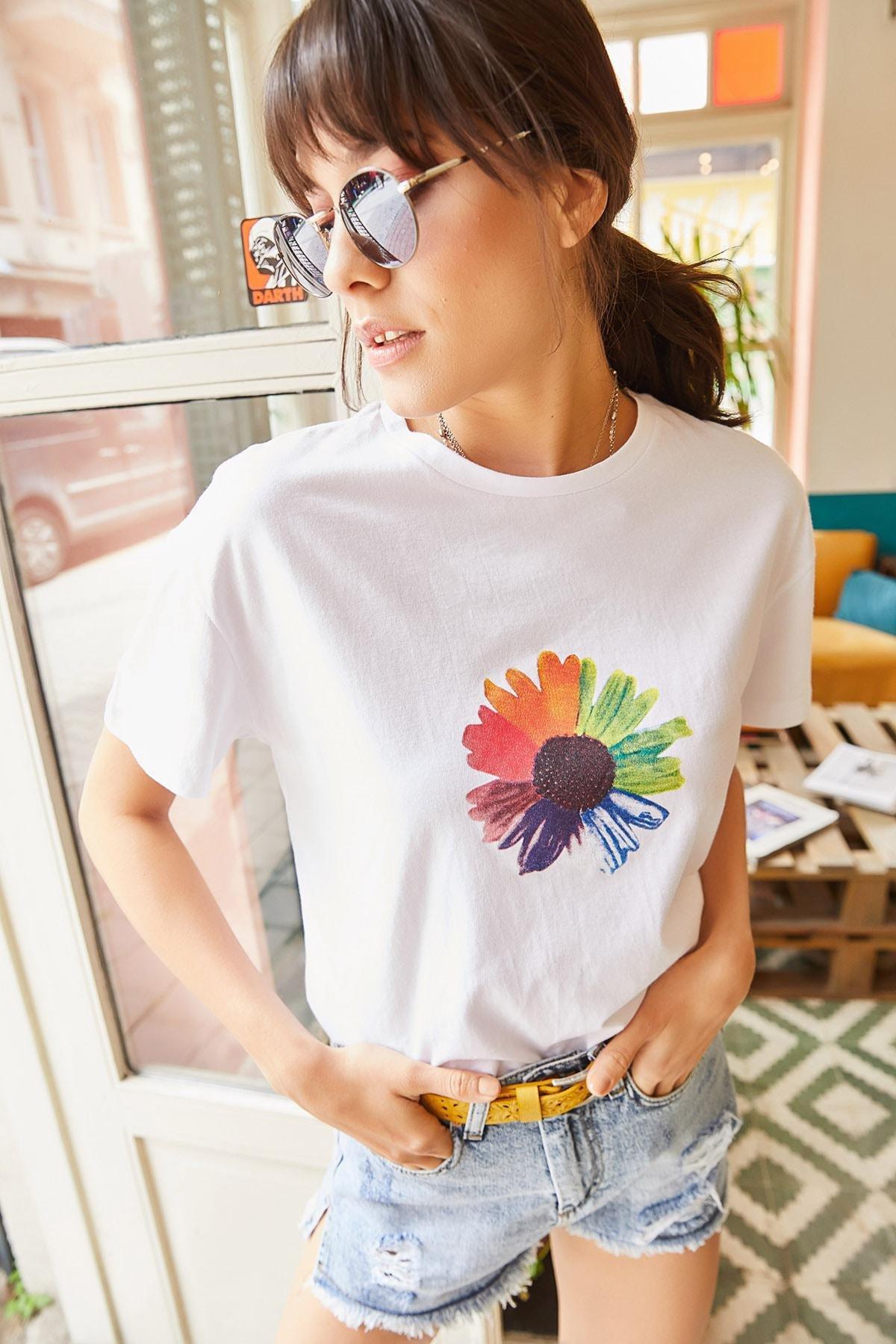 White Regular Fit T-Shirt, , large image number 0