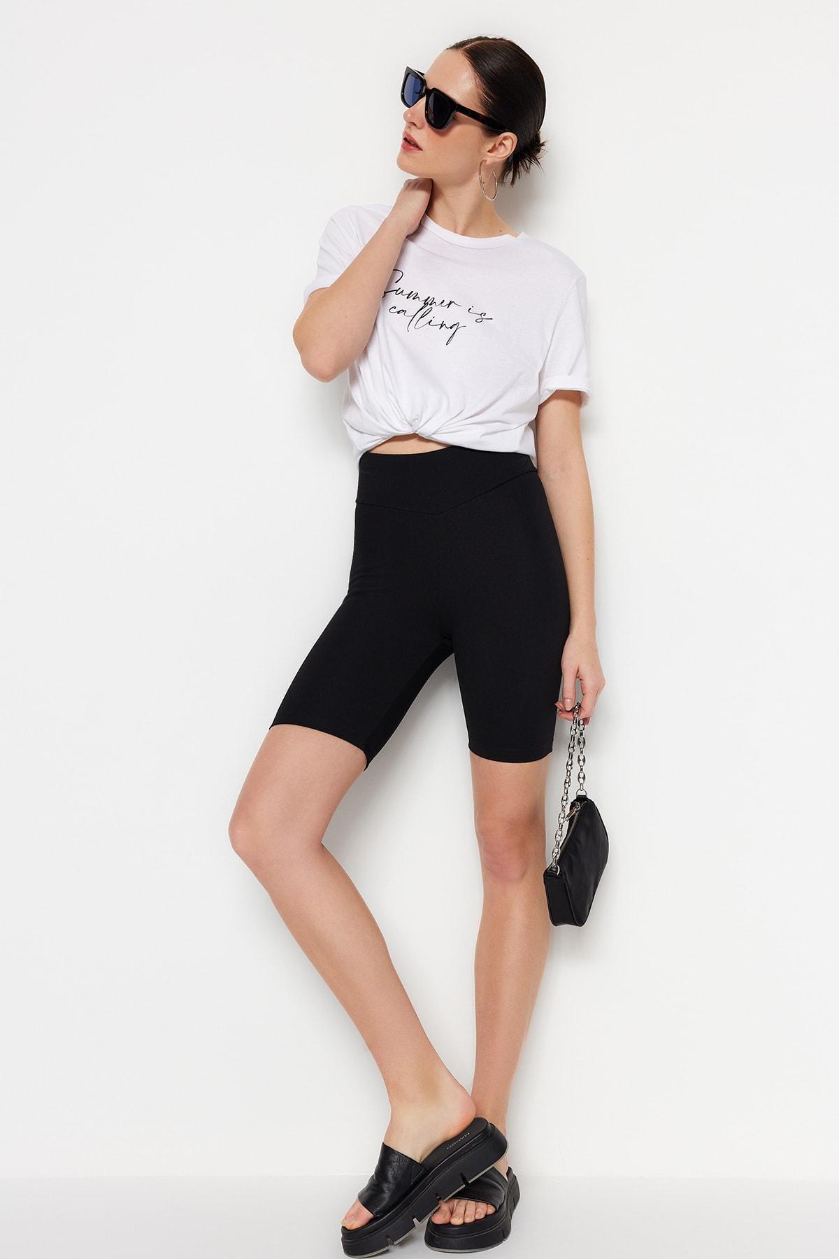 Black High Waist Leggings, , medium